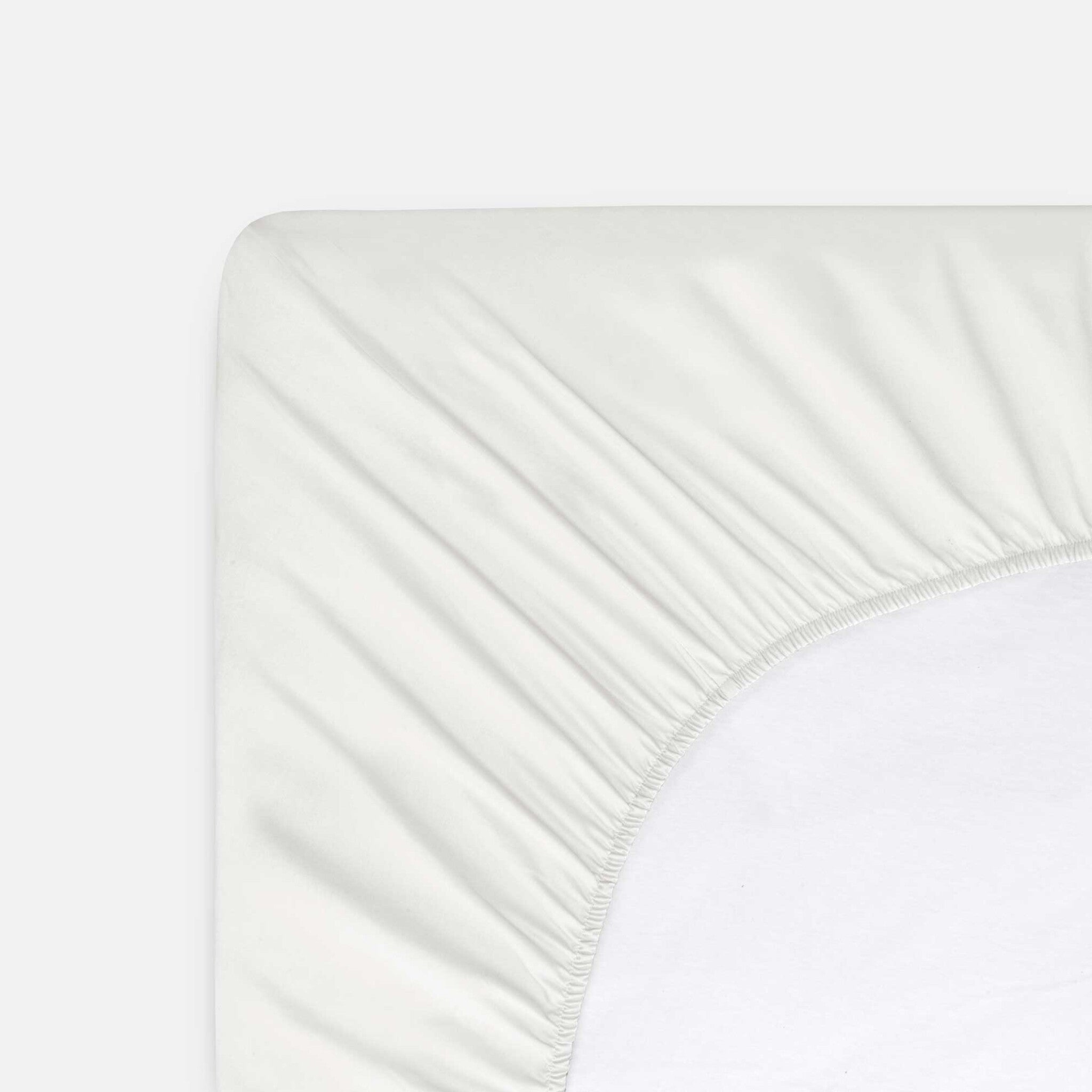 Hoeslaken Bed Basics Cotton Off White