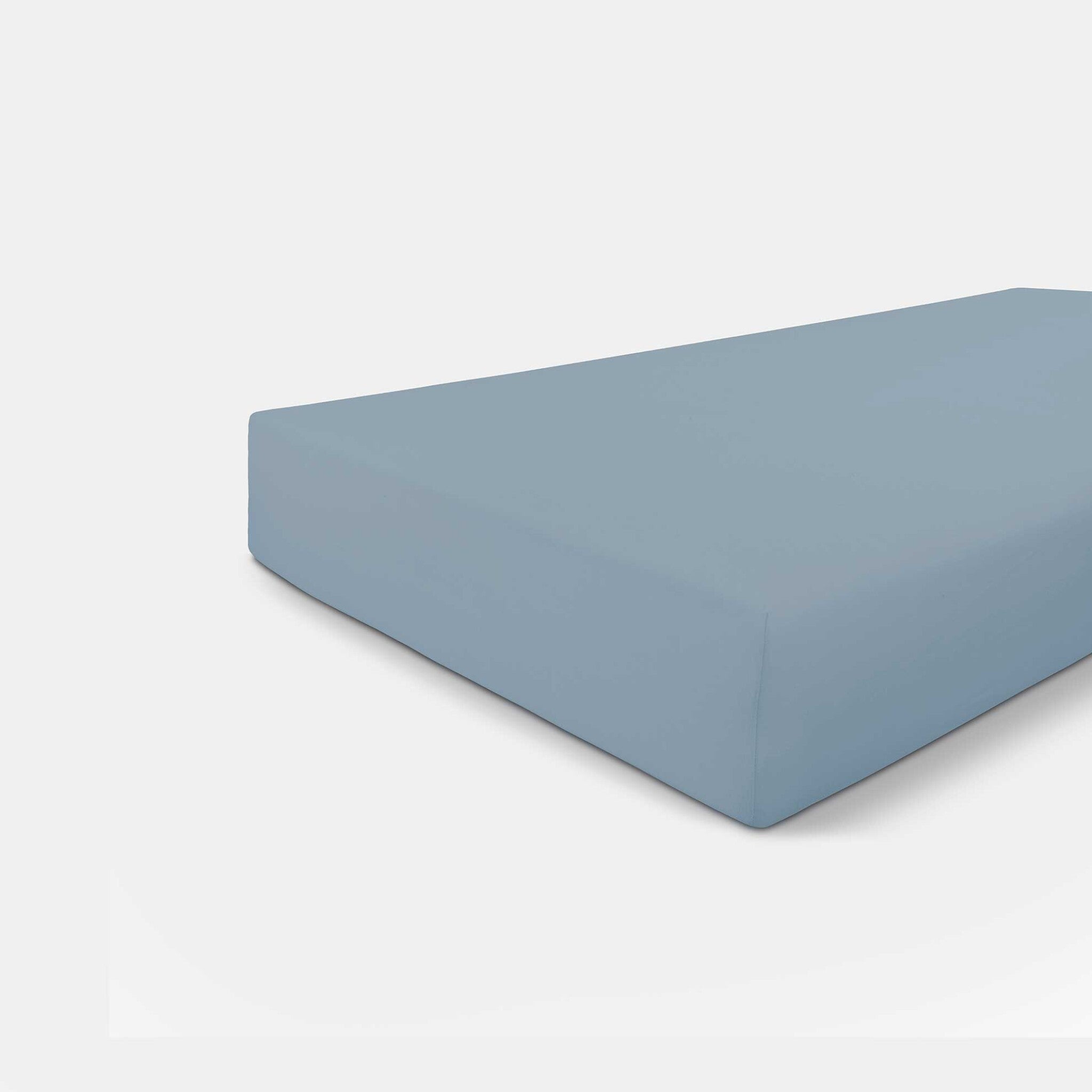 Hoeslaken Bed Basics Jersey Blauw