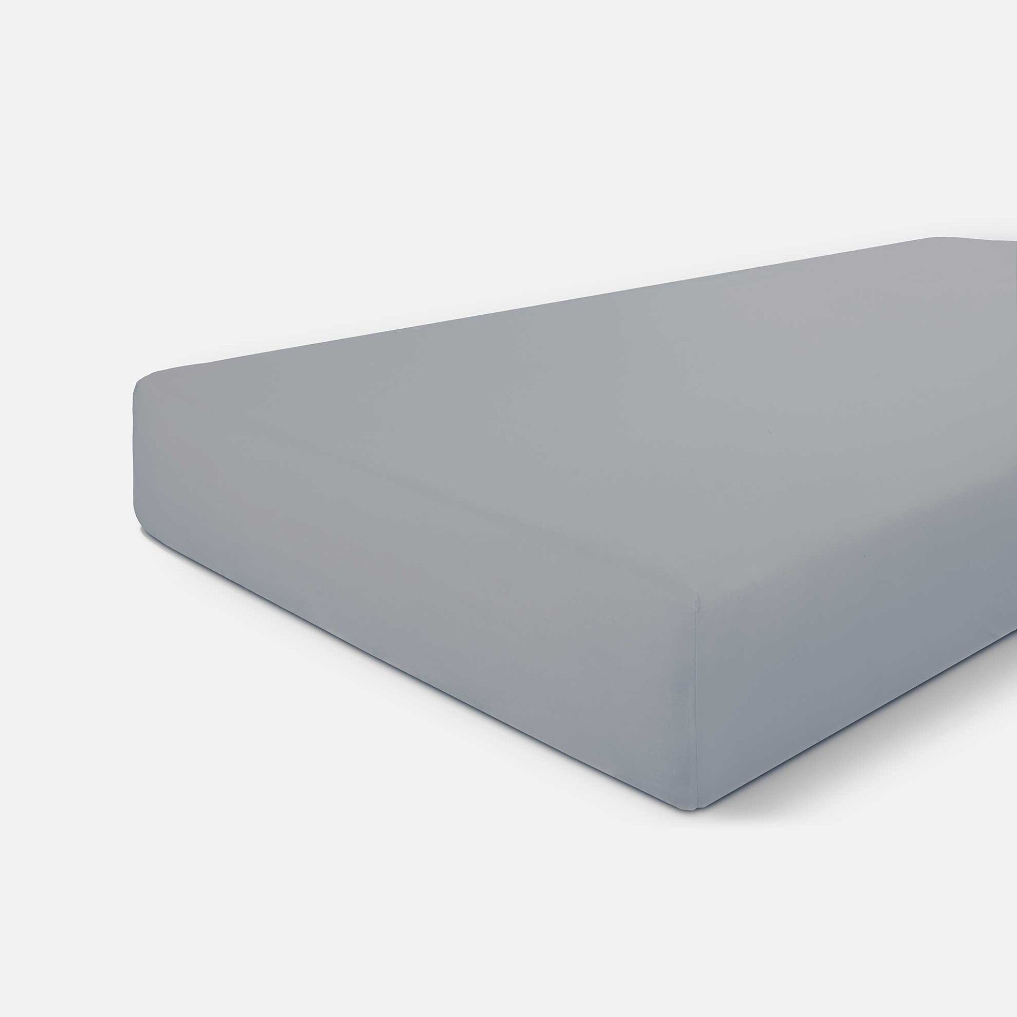 Hoeslaken Bed Basics Cotton Licht Grijs