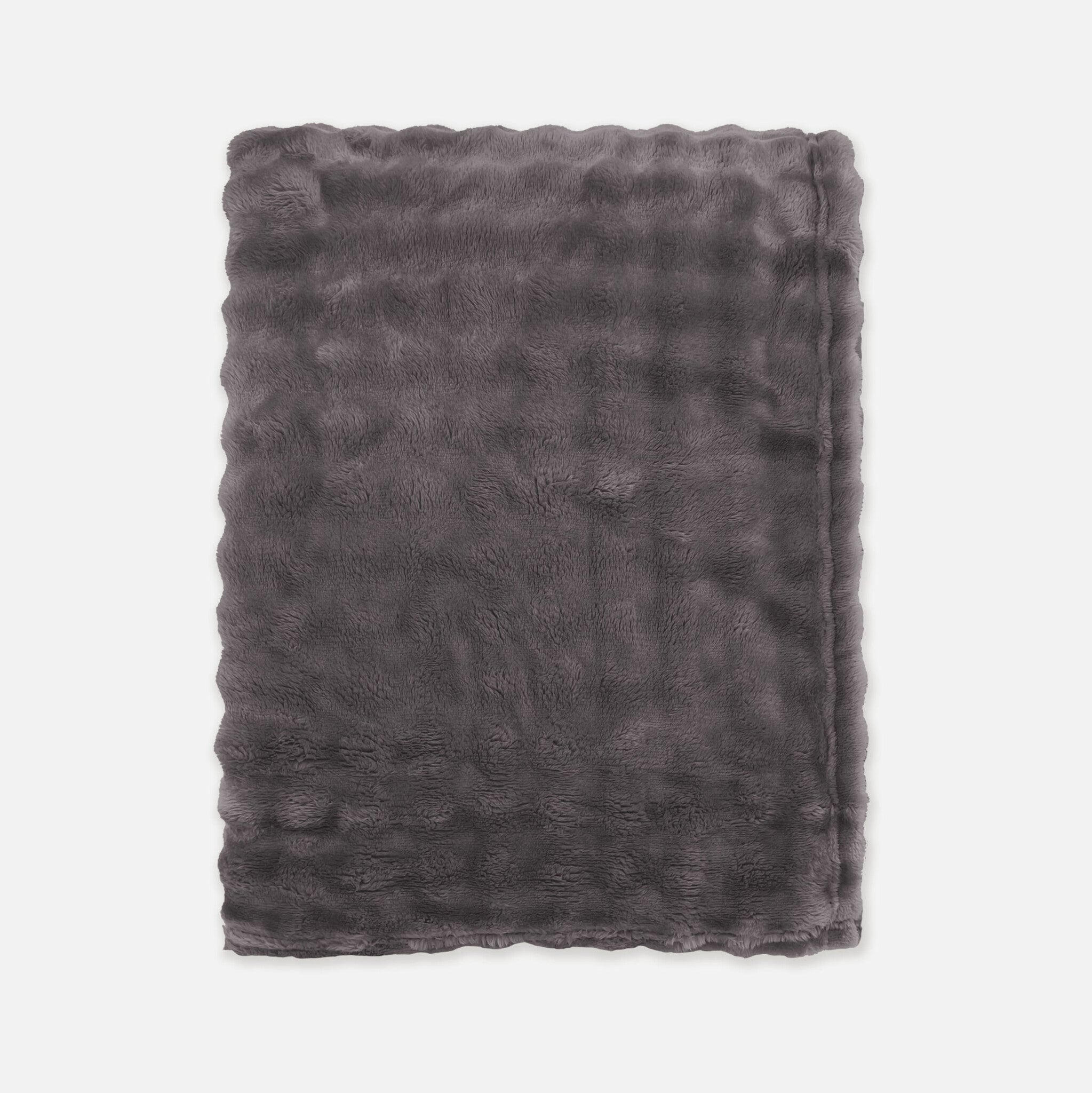 Plaid Ribbed Comfort Antraciet