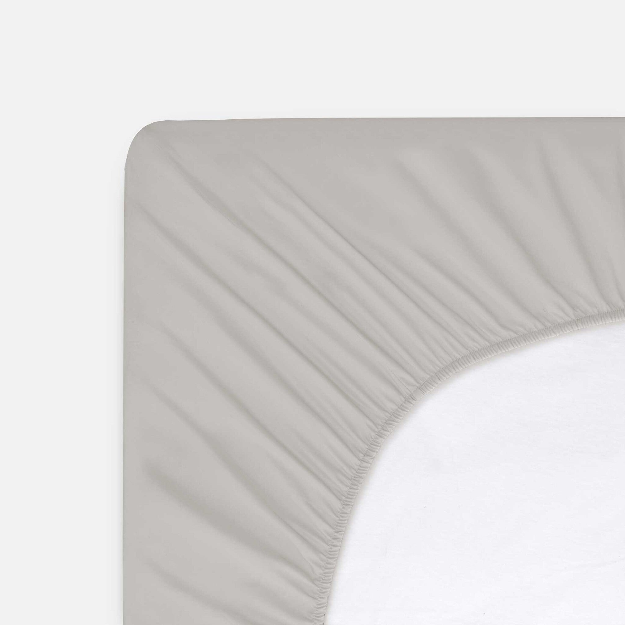 Hoeslaken Bed Basics Cotton Taupe
