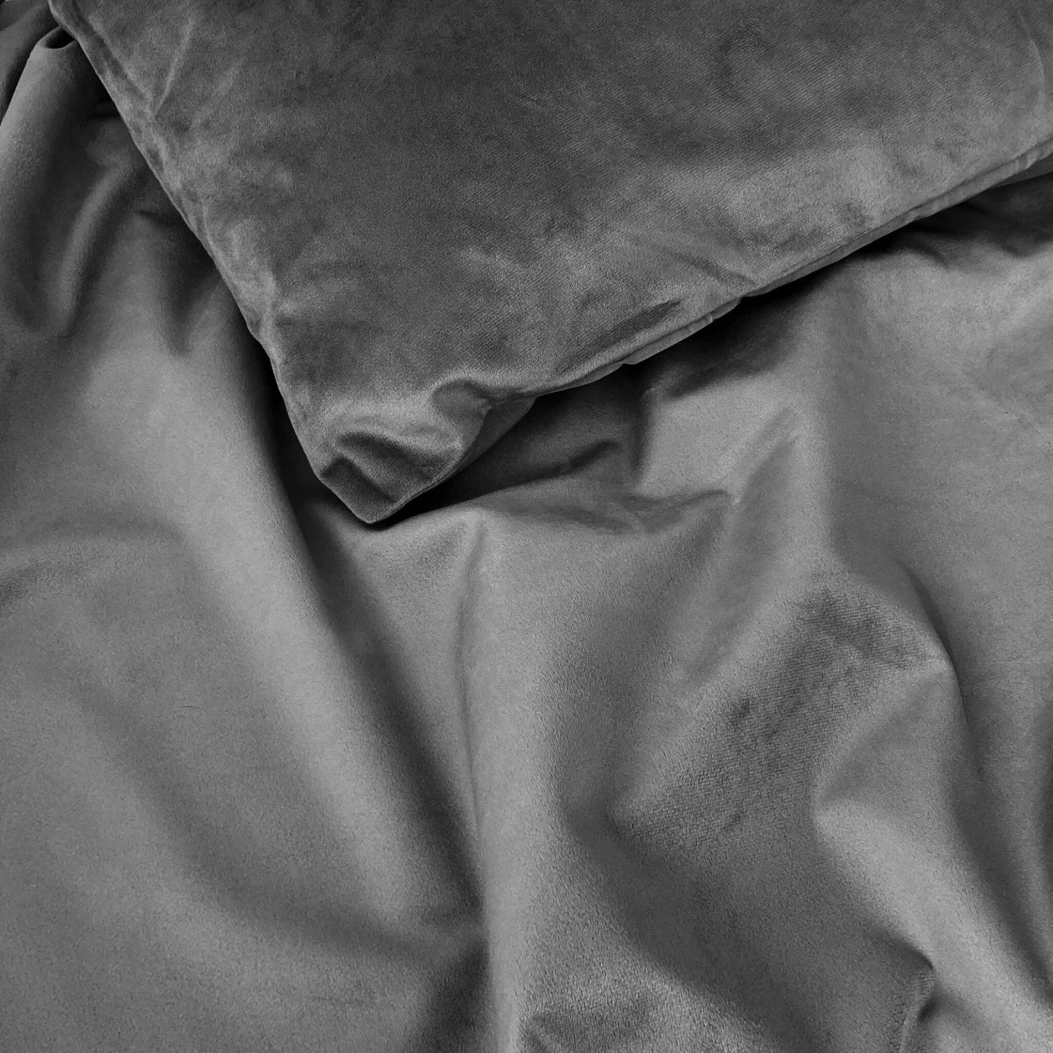 Dekbedovertrek Go Velvet Off Black