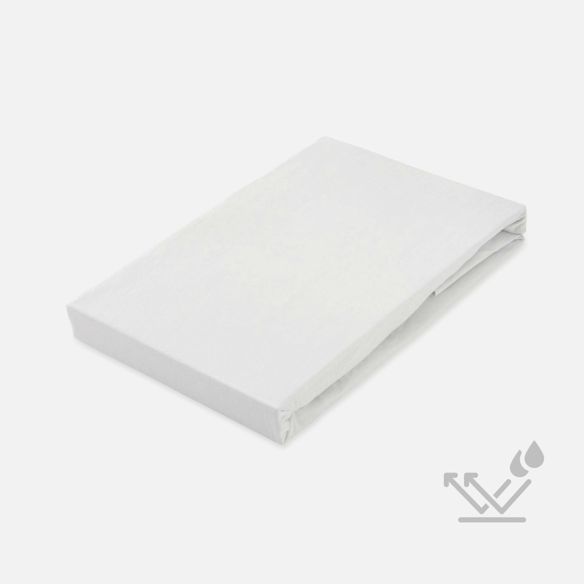 Hoeslaken Bed Basics Protection Wit