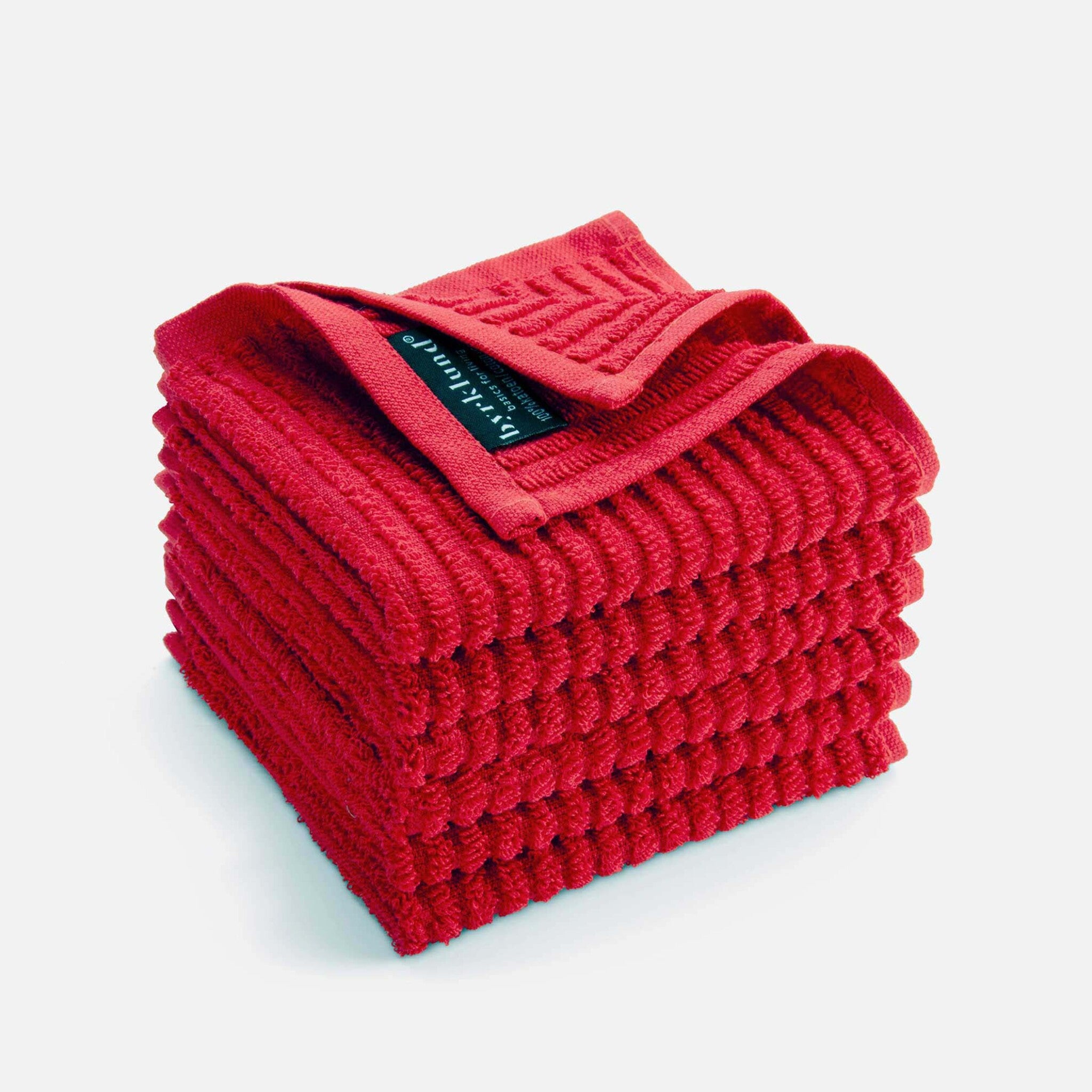 Vaatdoek Clean & Shiny Rood 6x 30x30