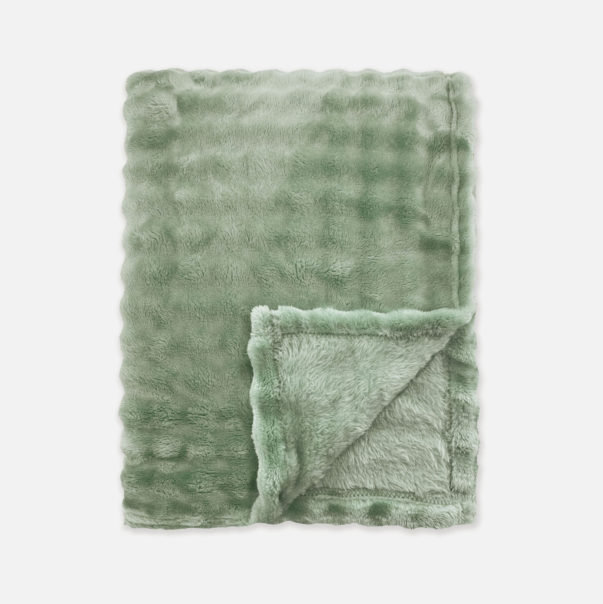 Plaid Ribbed Comfort Olijfgroen