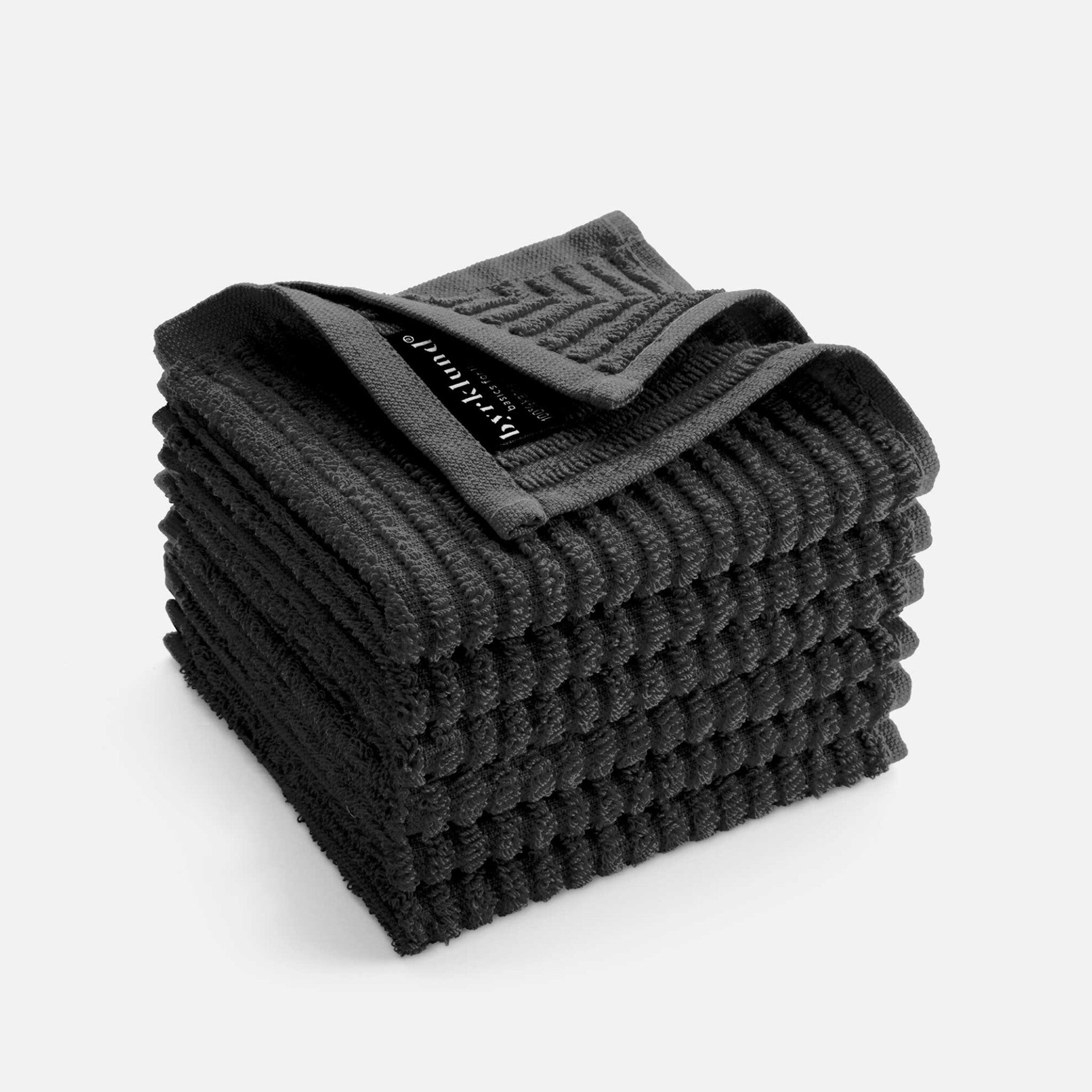 Vaatdoek Clean & Shiny Zwart 6x 30x30