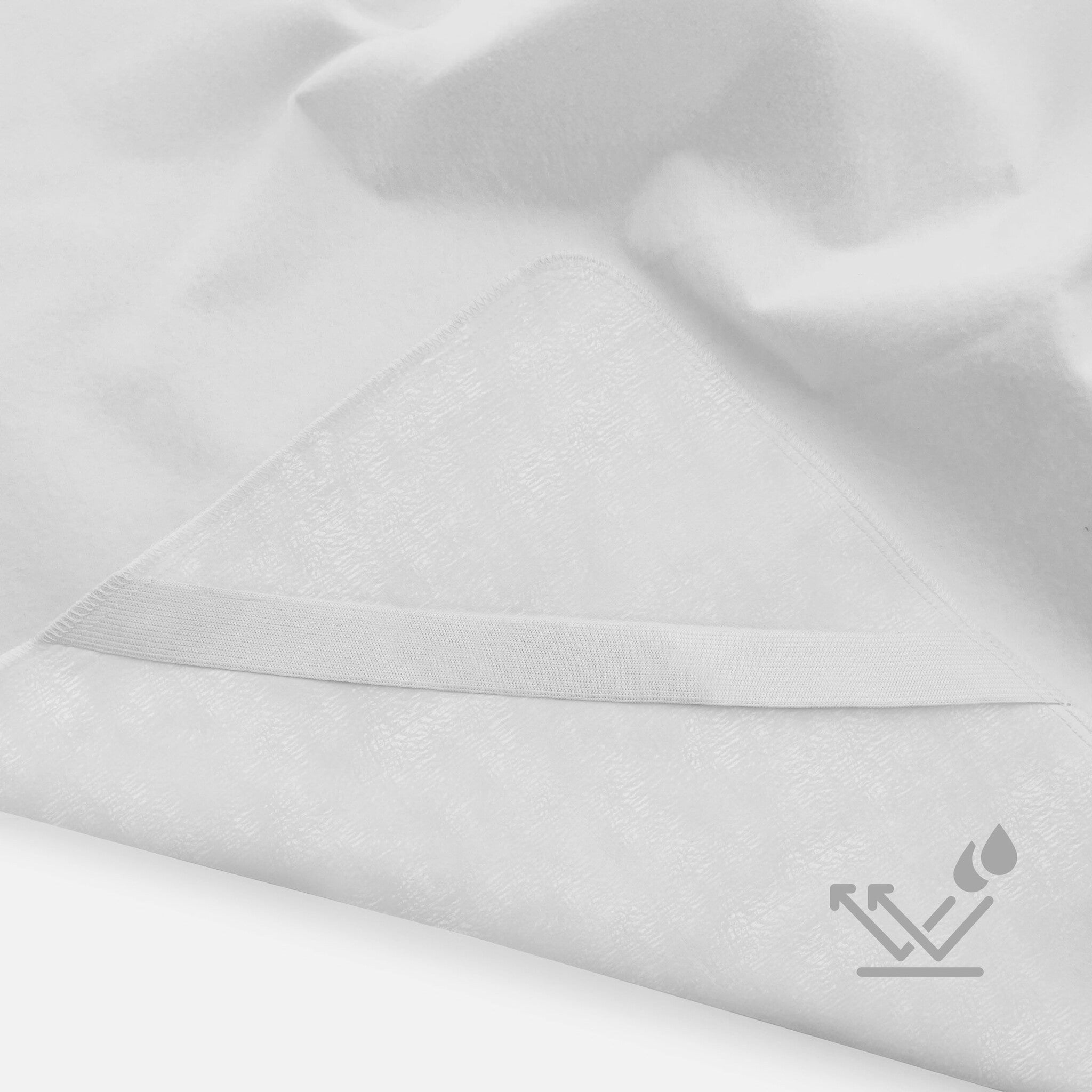 Hoeslaken Bed Basics Protection Wit