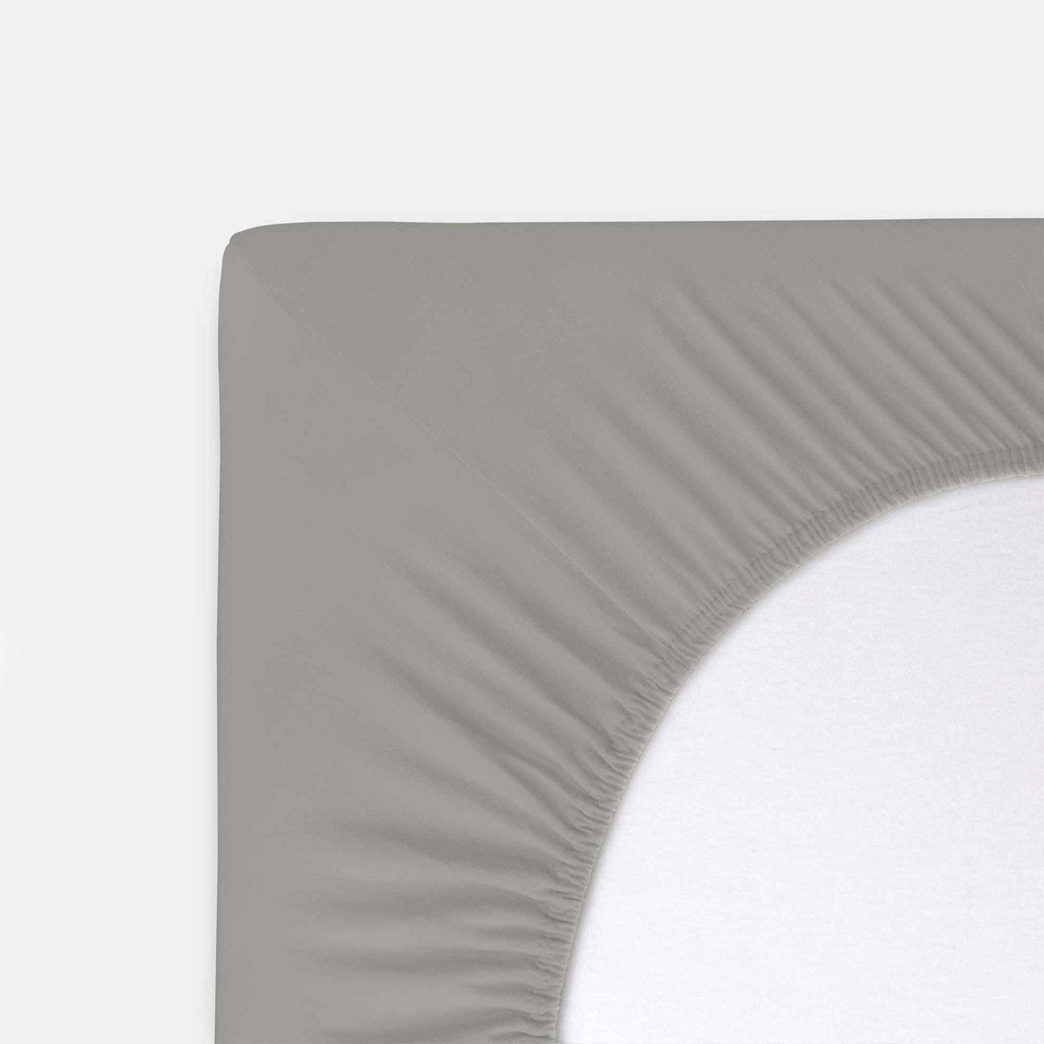 Hoeslaken Bed Basics Jersey Taupe
