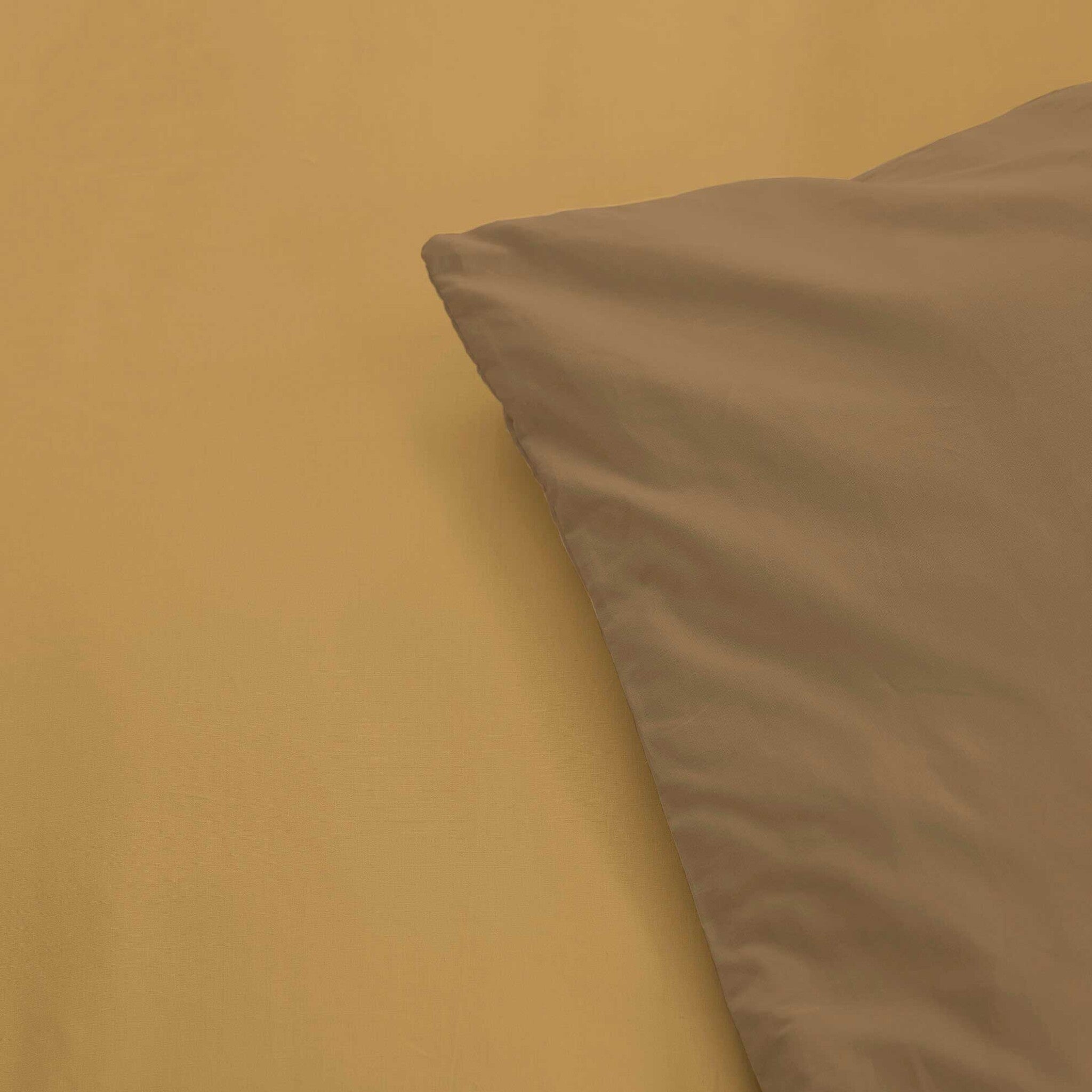 Dekbedovertrek Side Way Geel / Mosterd