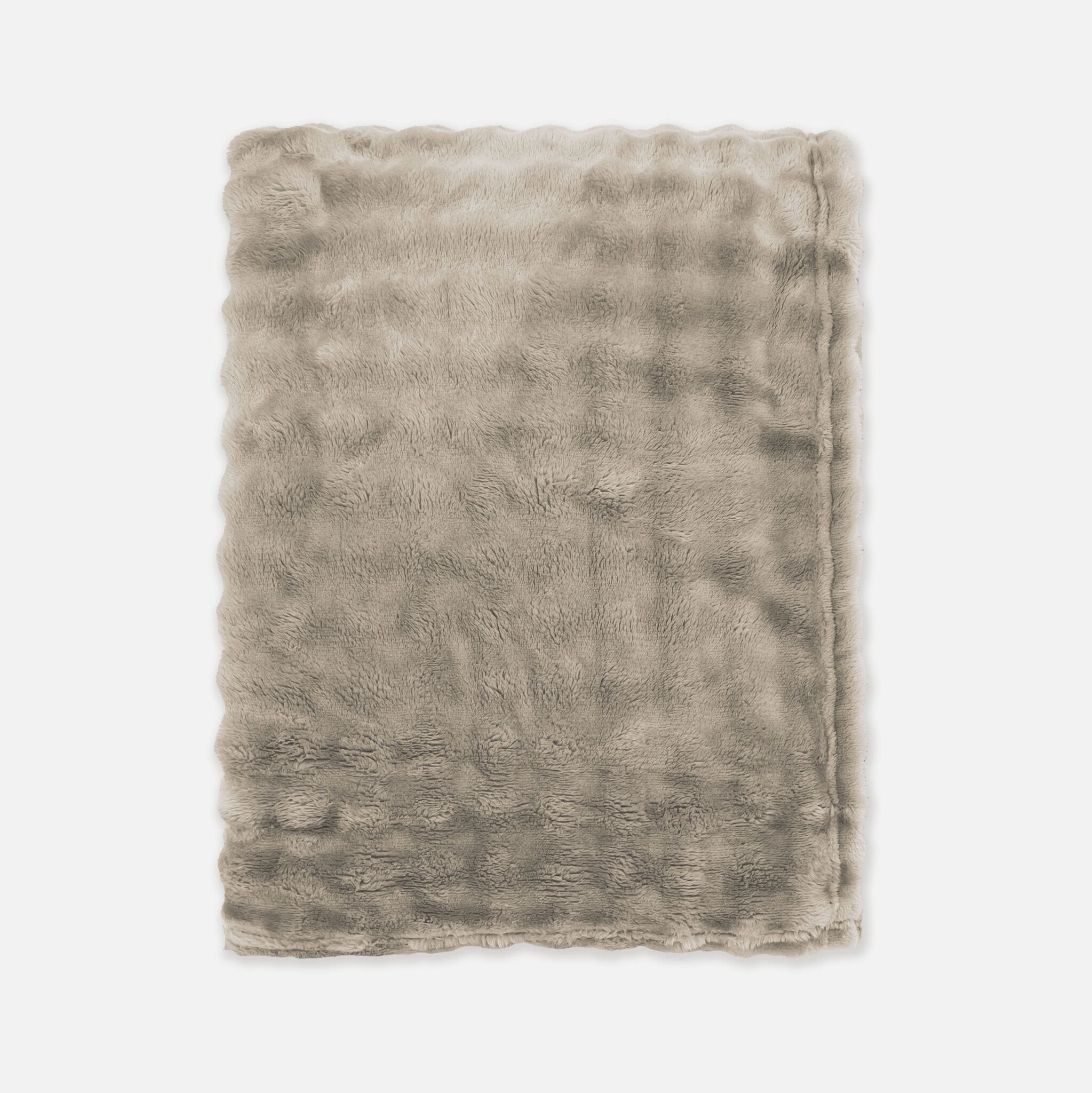 Plaid Ribbed Comfort Taupe