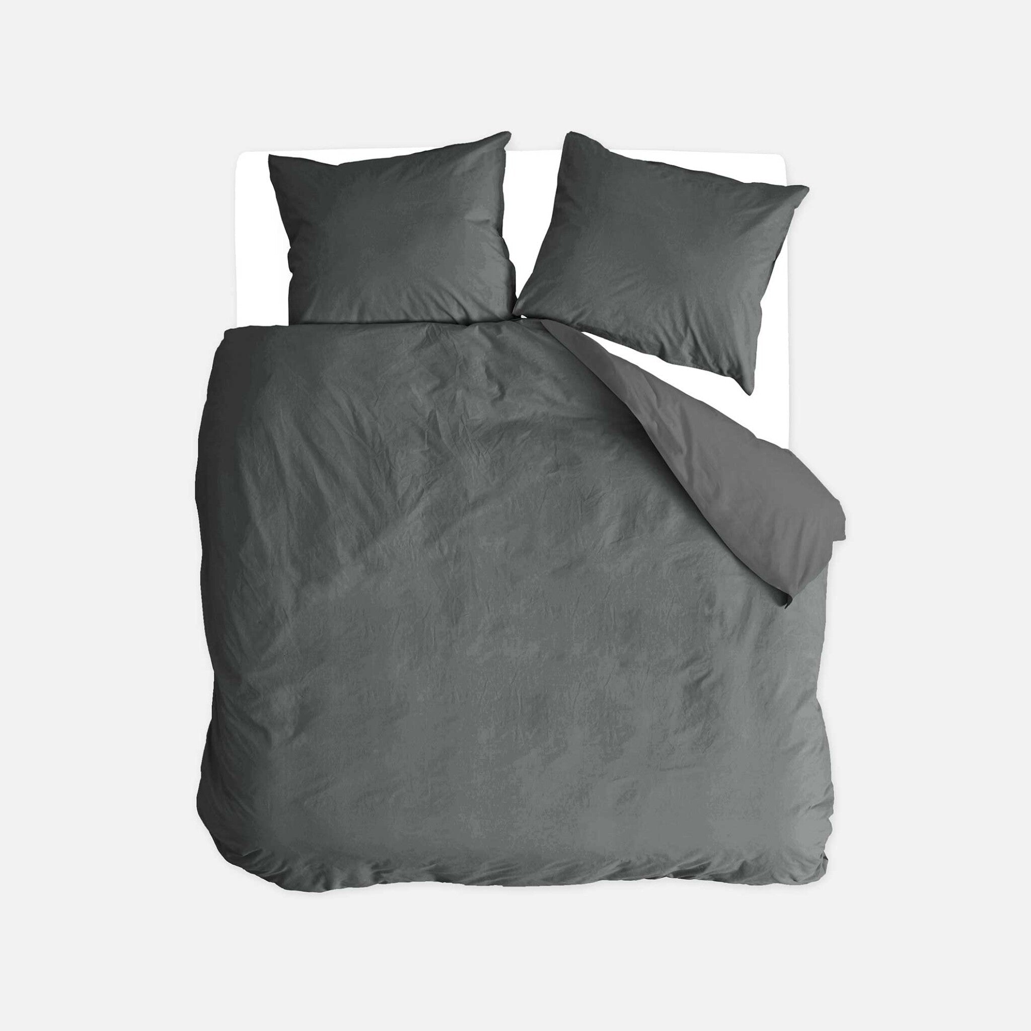 Dekbedovertrek Go Velvet Off Black