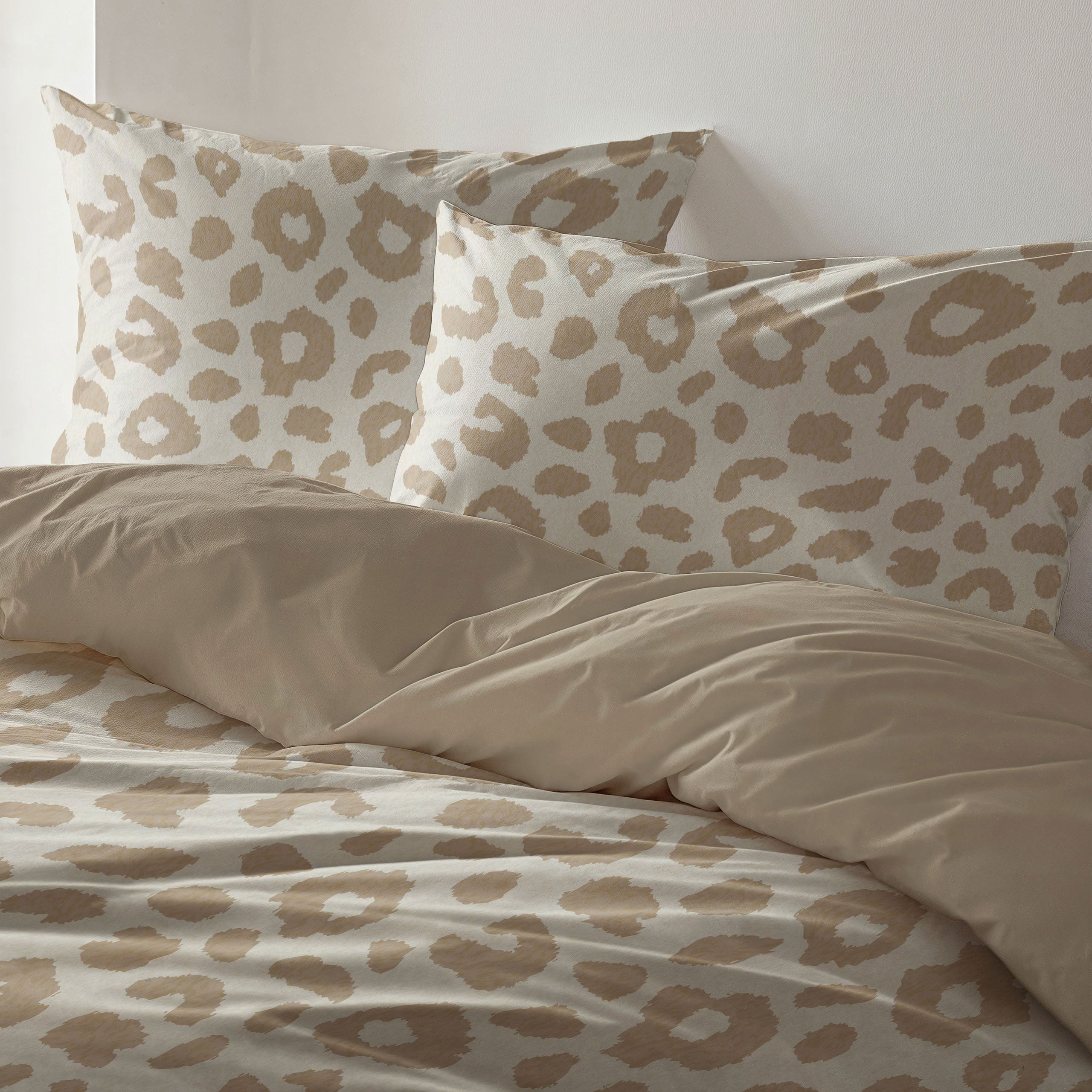 Dekbedovertrek Animal Spots Bruin / Grijs