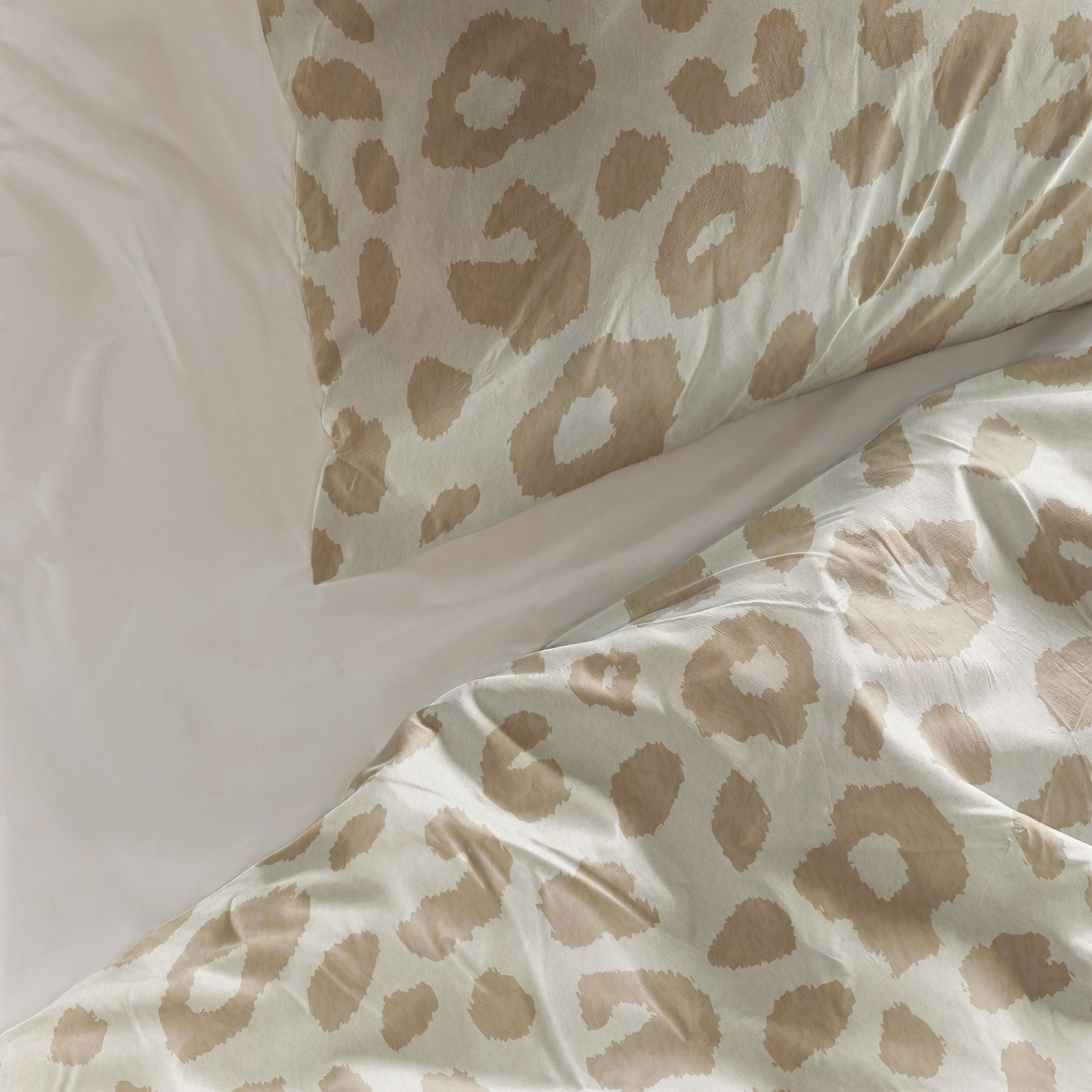 Dekbedovertrek Animal Spots Bruin / Grijs