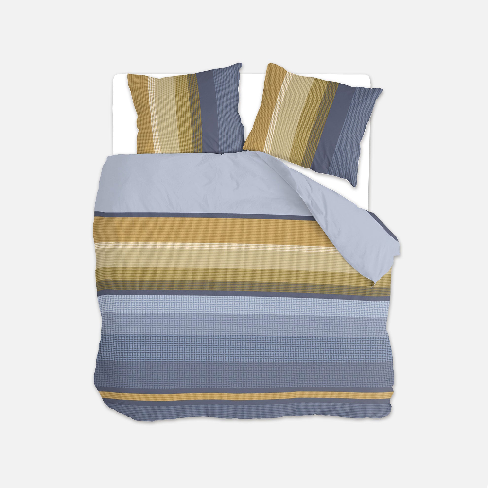 Dekbedovertrek Golden Stripes Okergeel