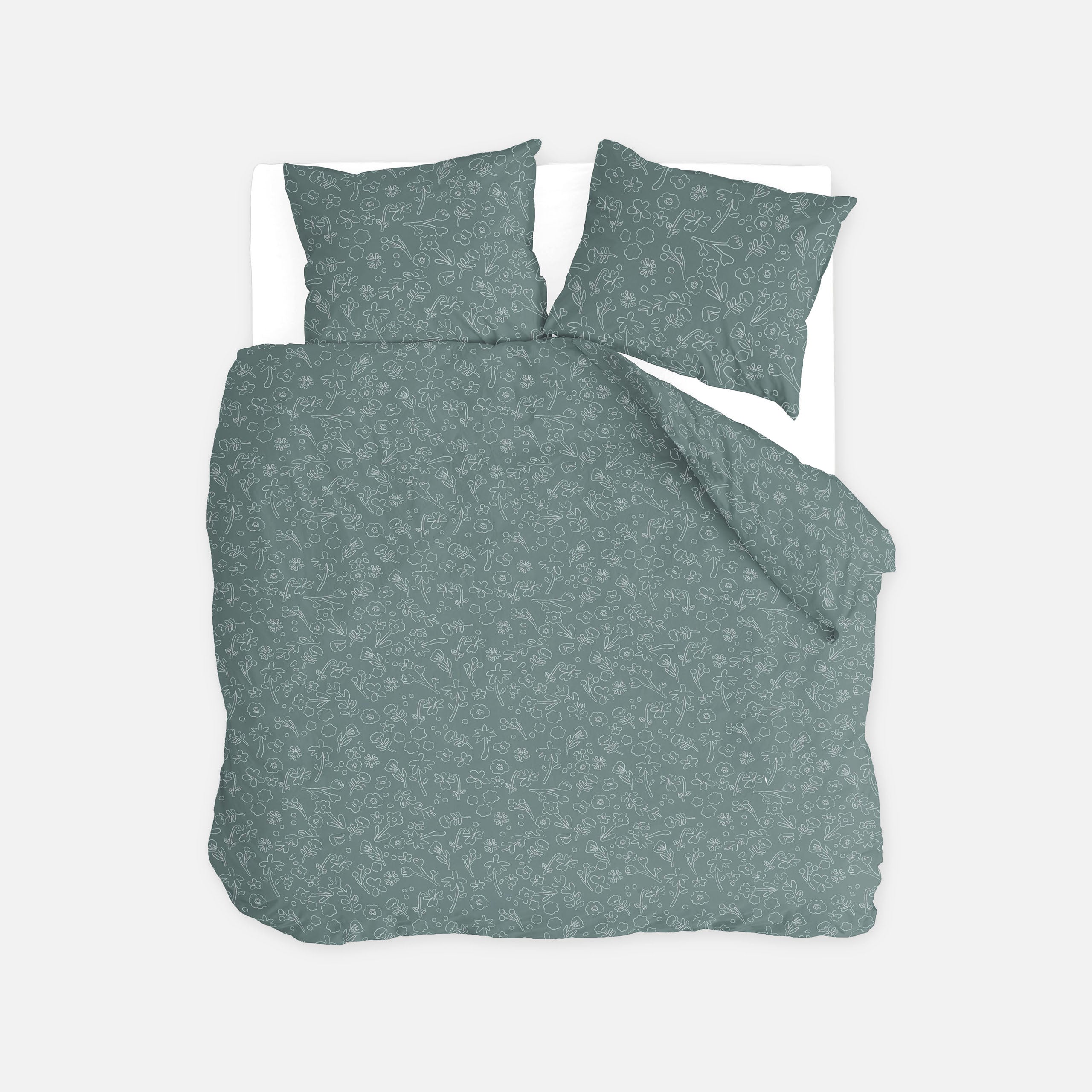 Dekbedovertrek Vedor Grijsblauw