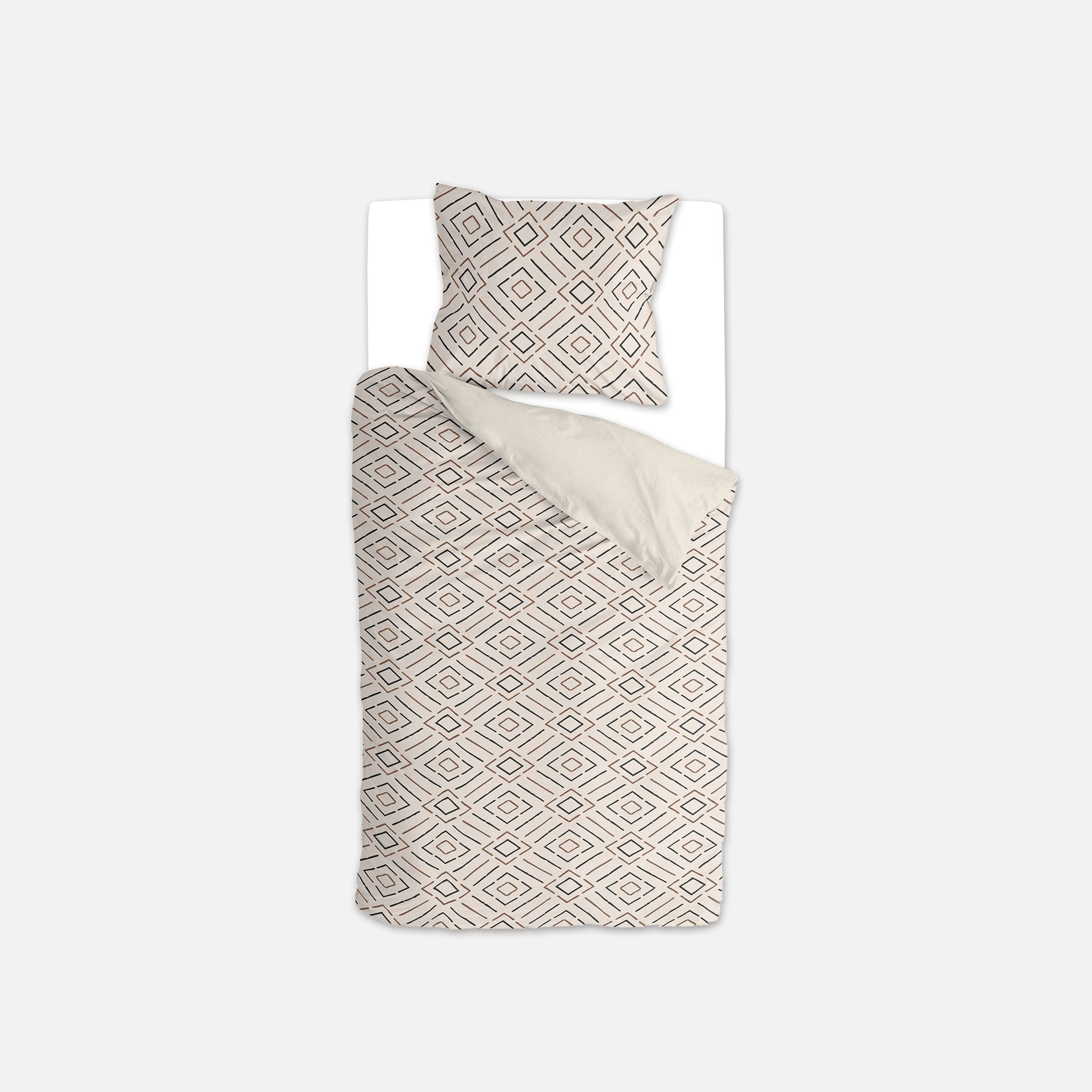 Dekbedovertrek Vivid Lines Beige