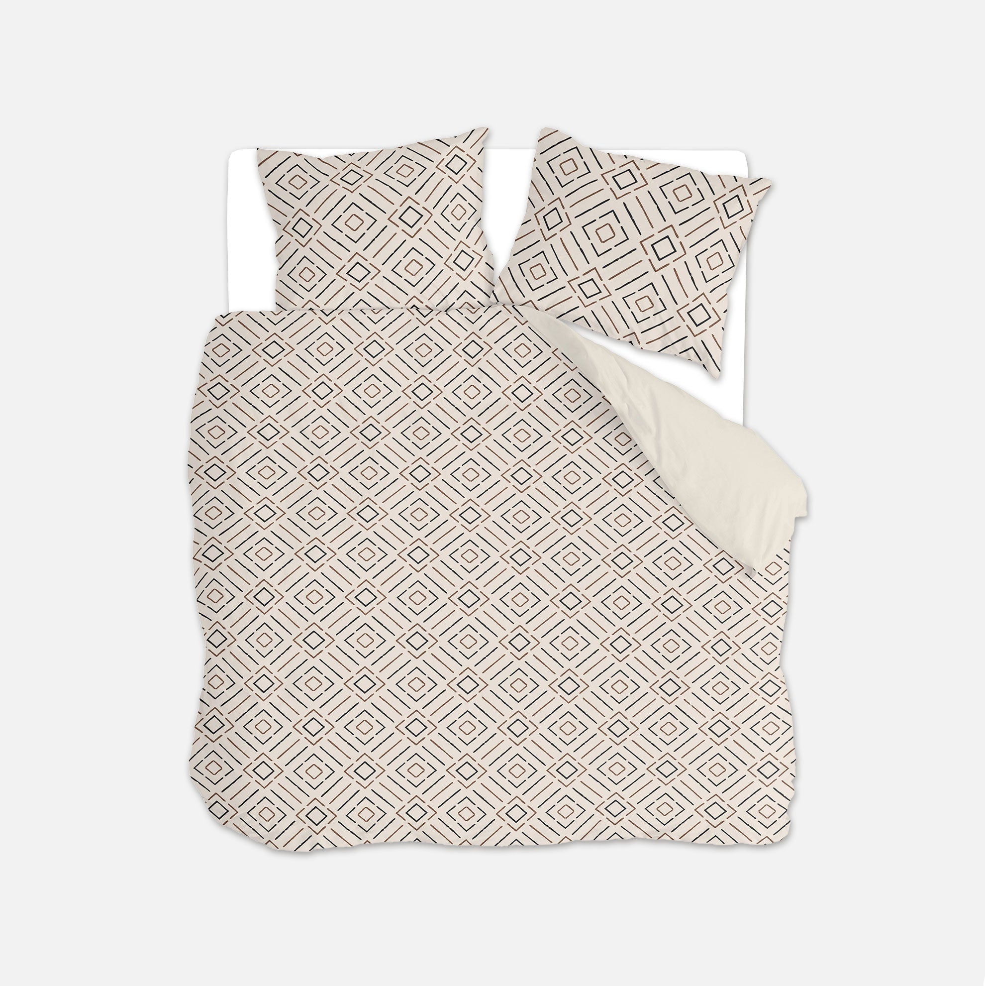 Dekbedovertrek Vivid Lines Beige