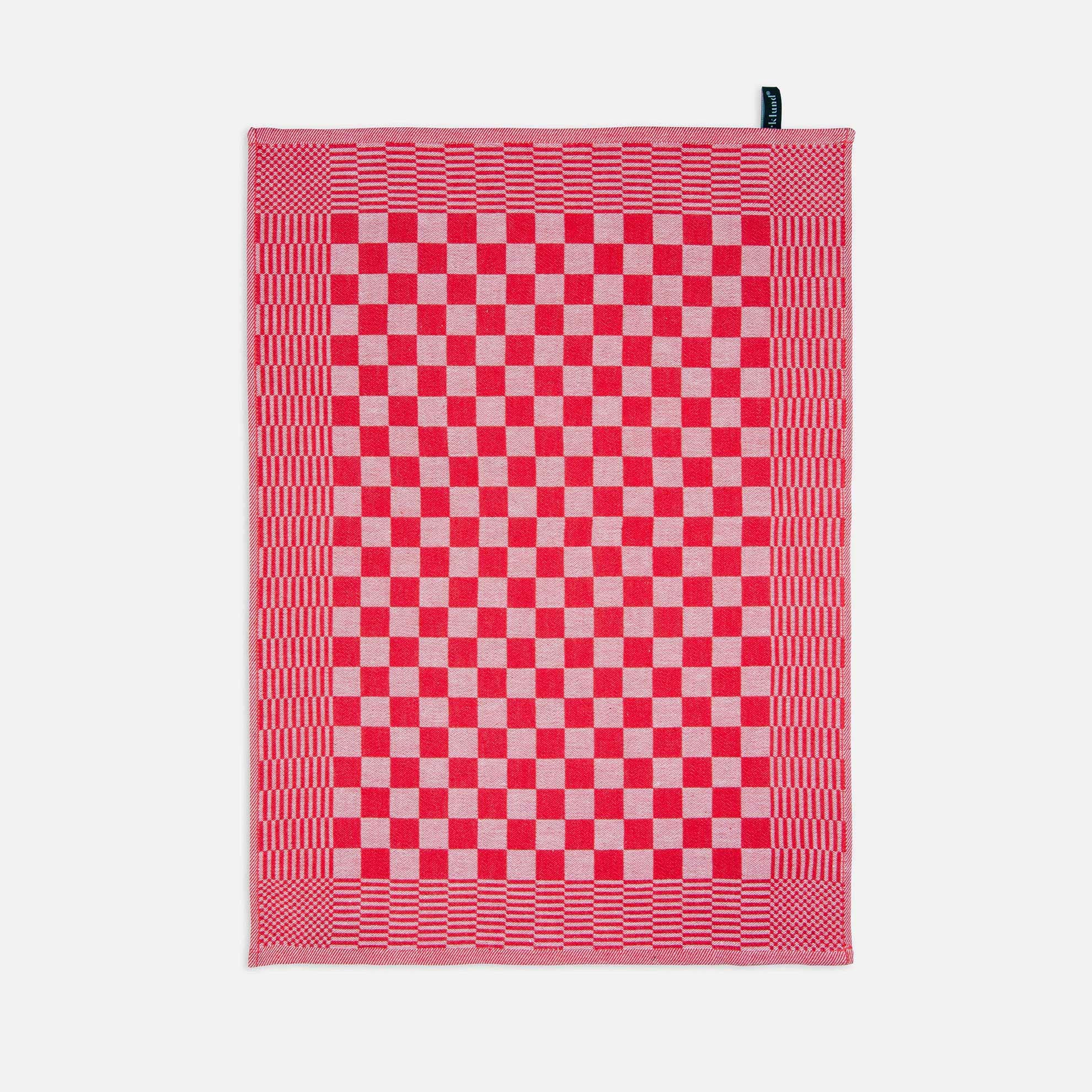 Theedoek Clean & Tidy Rood 6x 50x70