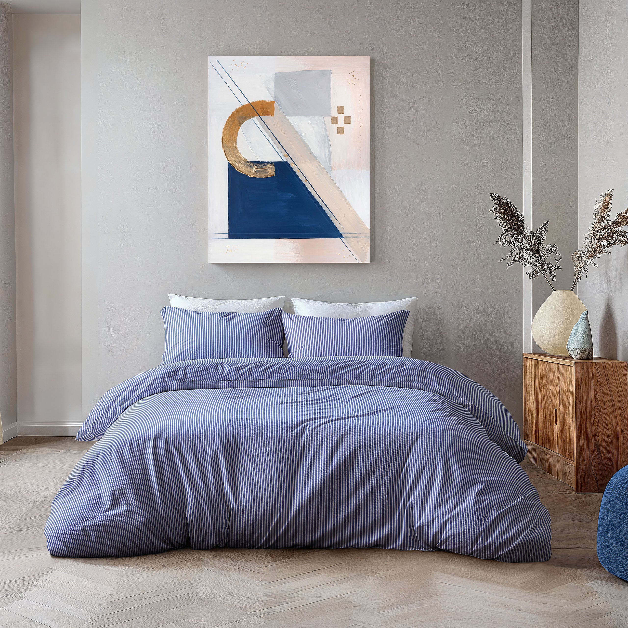 Dekbedovertrek Nordic Blue Blauw