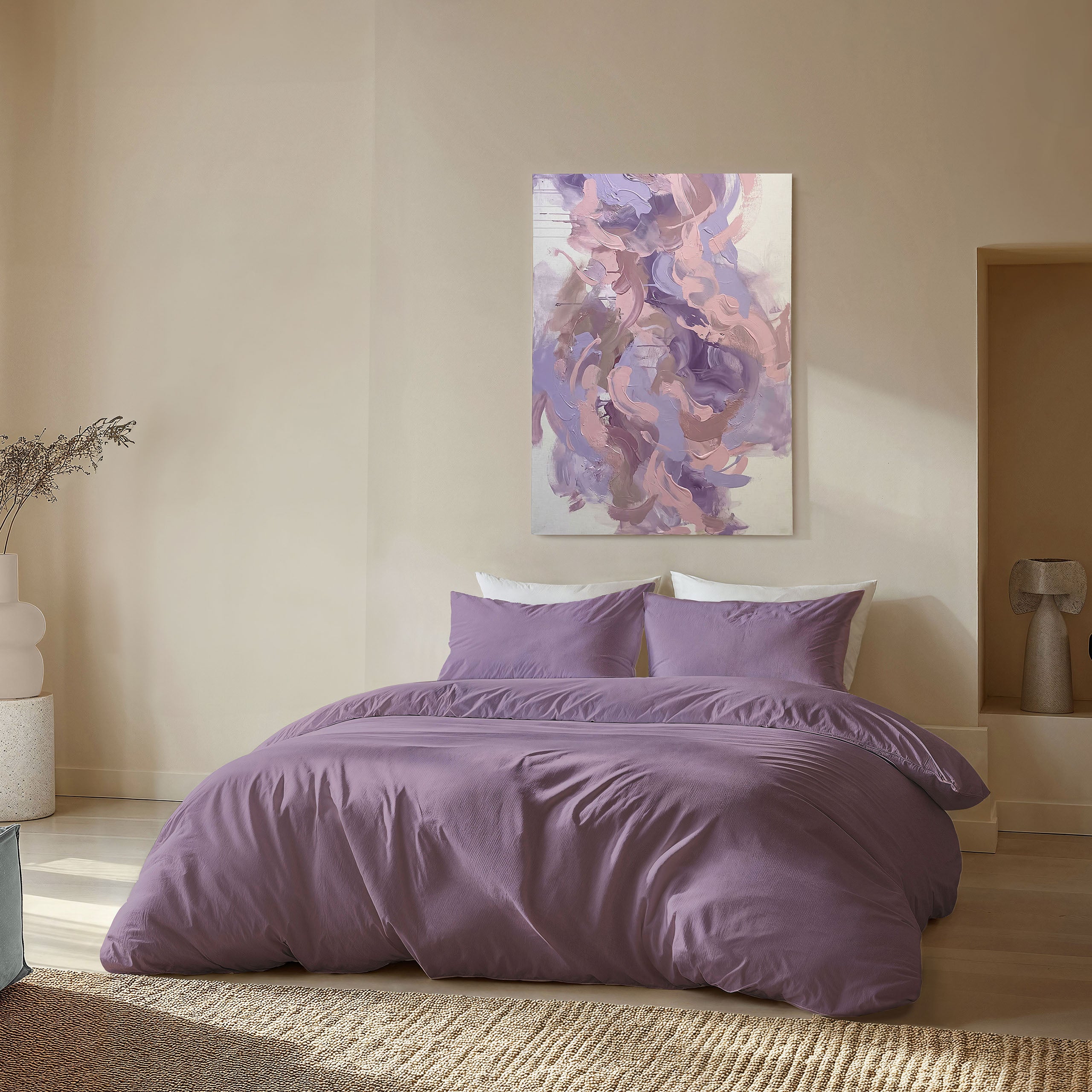 Dekbedovertrek Pure & Plain Paars
