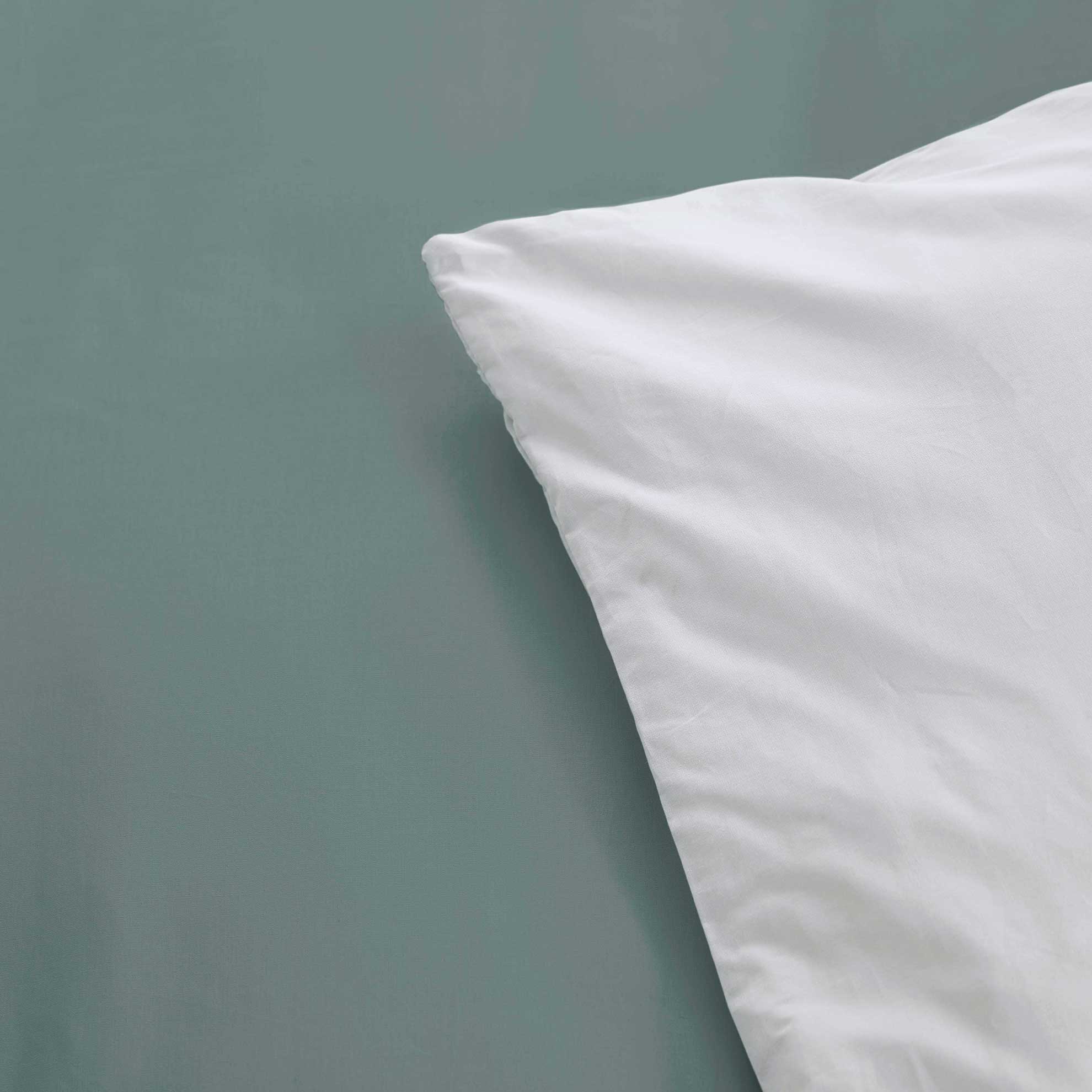 Dekbedovertrek Side Way Jade / Wit