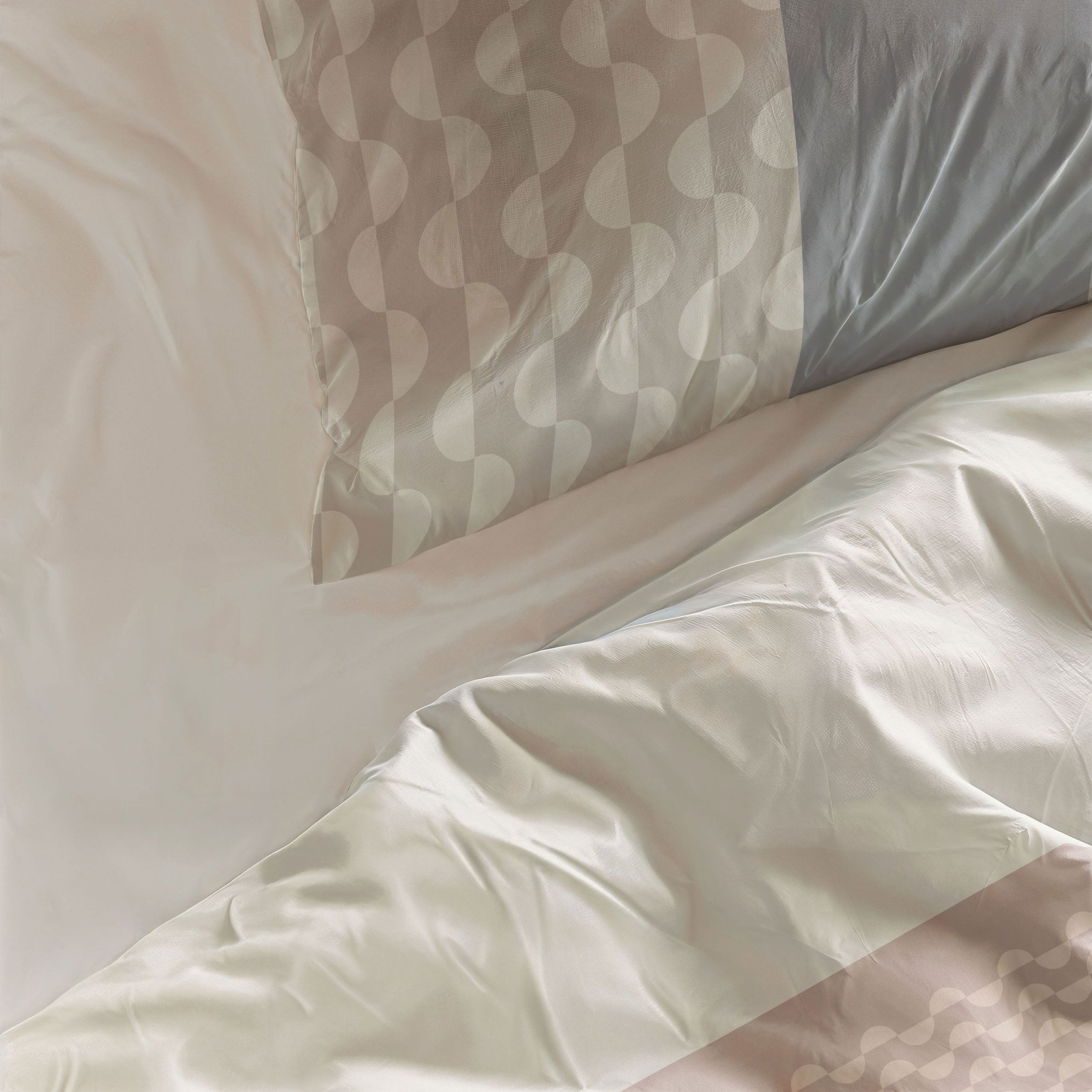 Dekbedovertrek Striped Chic Taupe