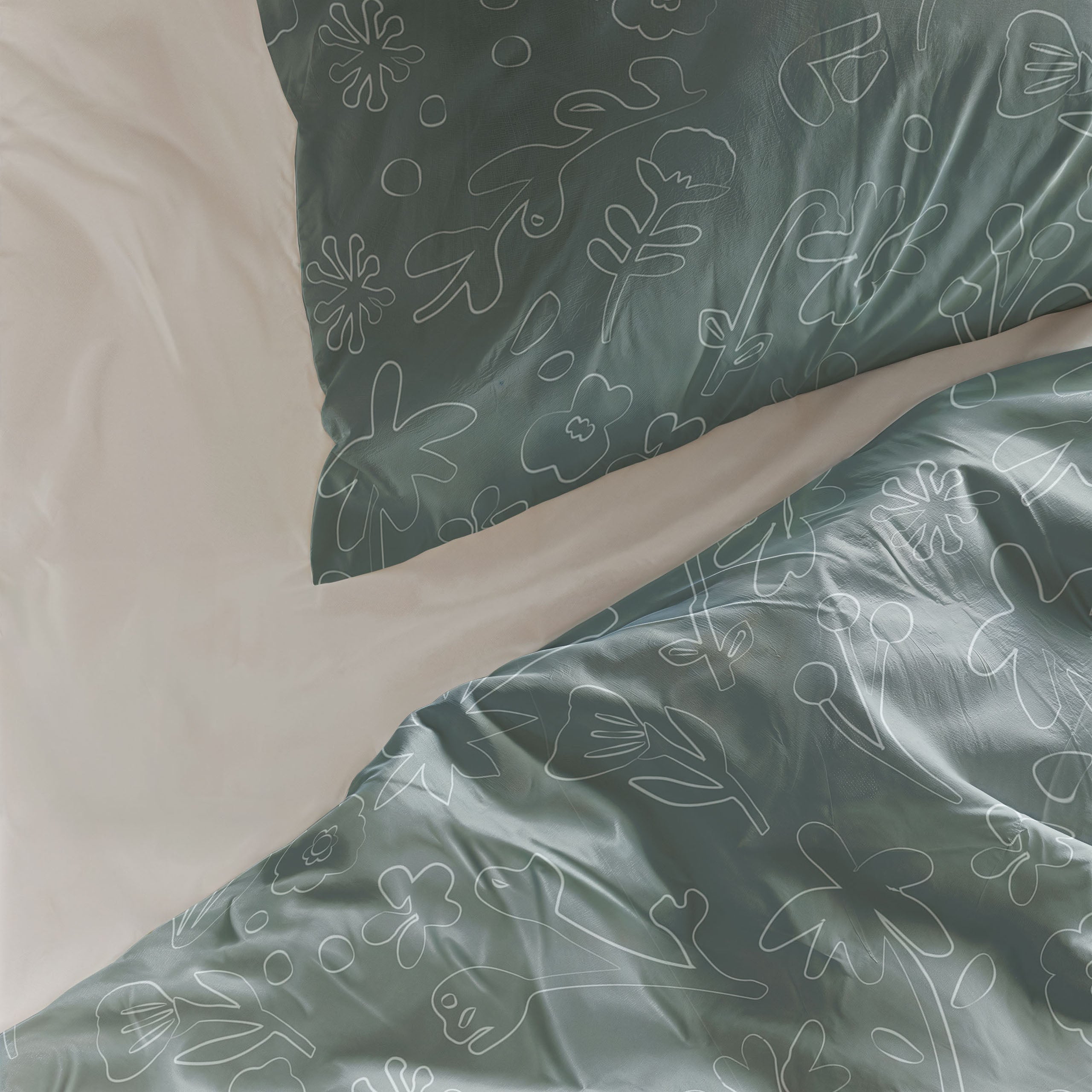 Dekbedovertrek Vedor Grijsblauw