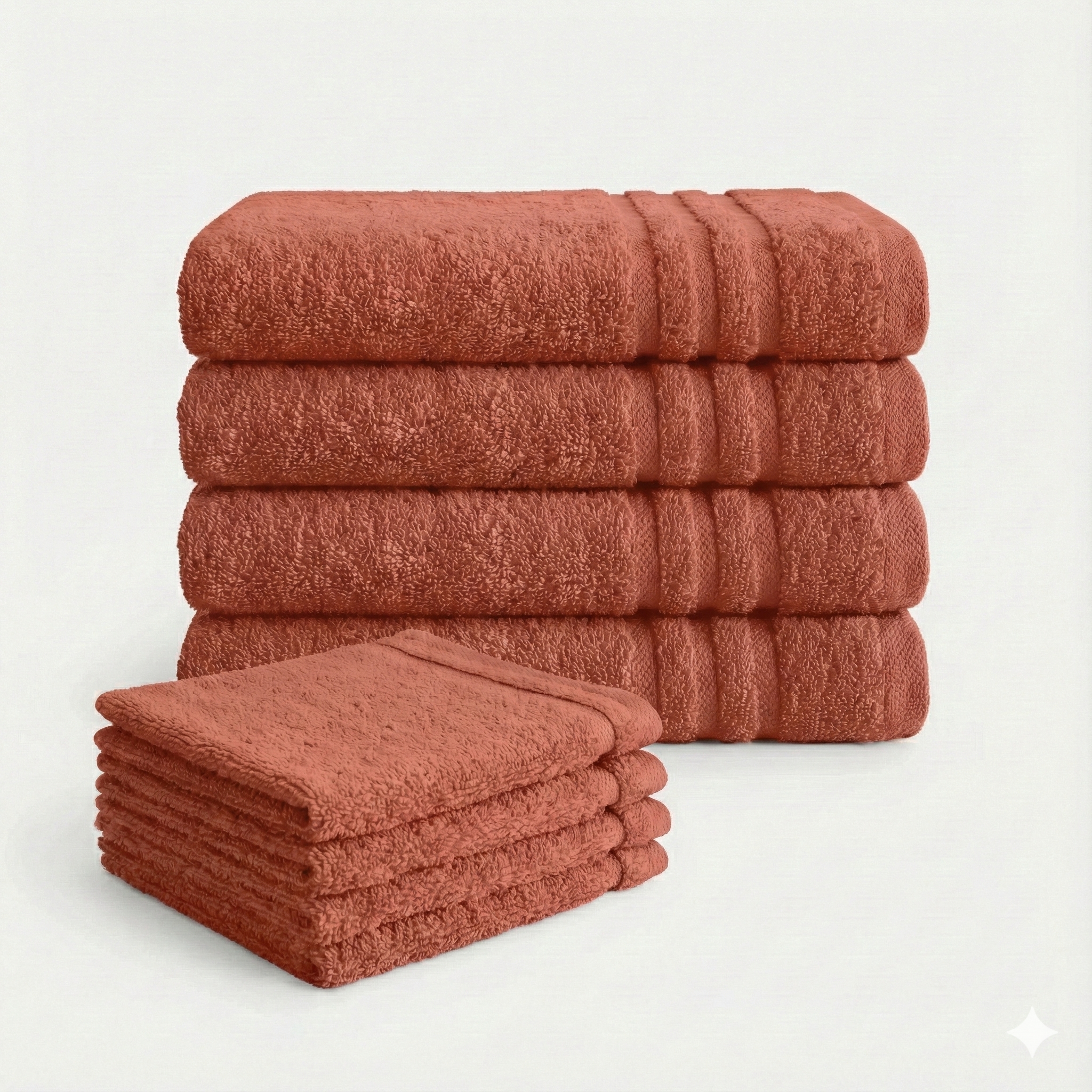 Badlaken + washand Bath Basics | Bundel