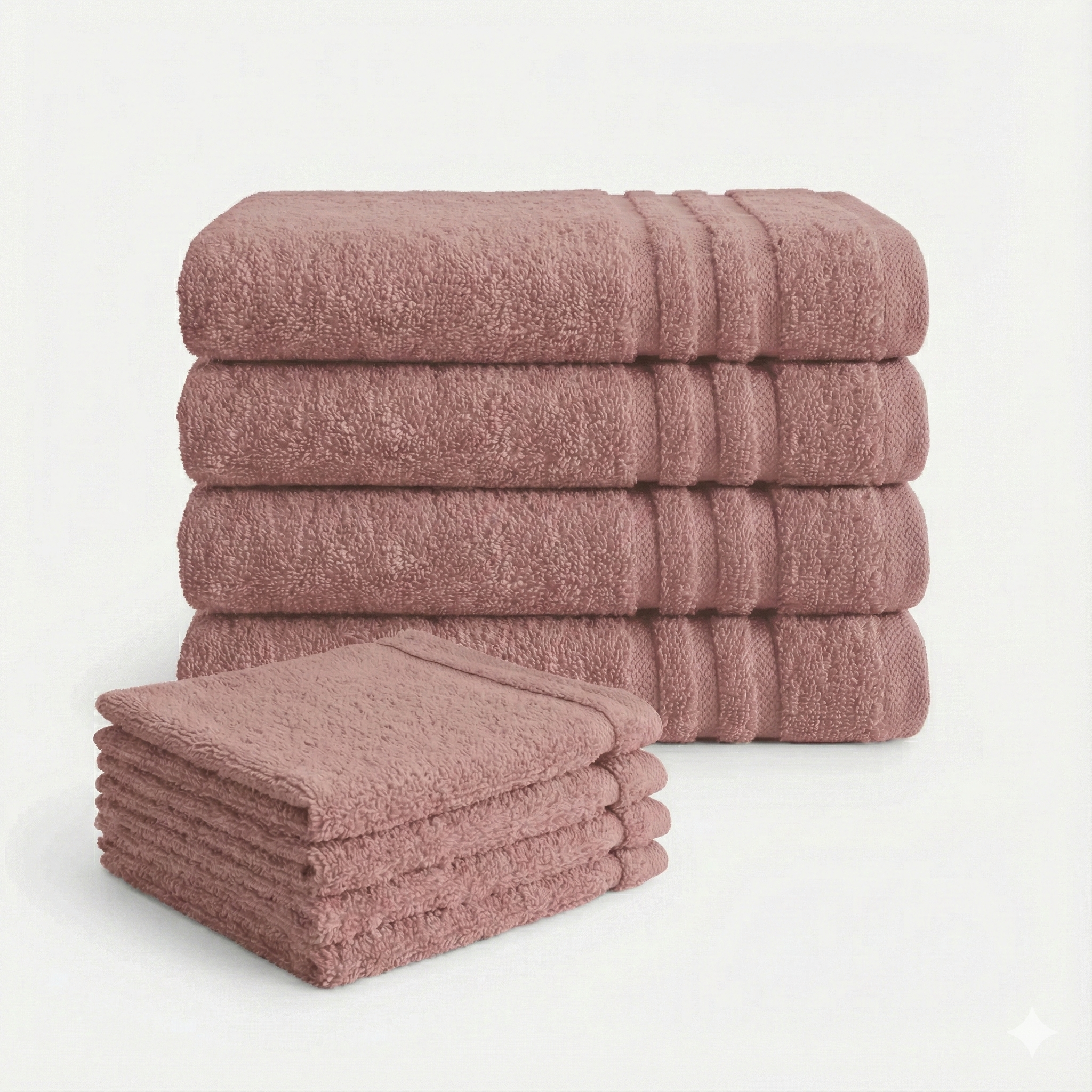 Badlaken + washand Bath Basics | Bundel