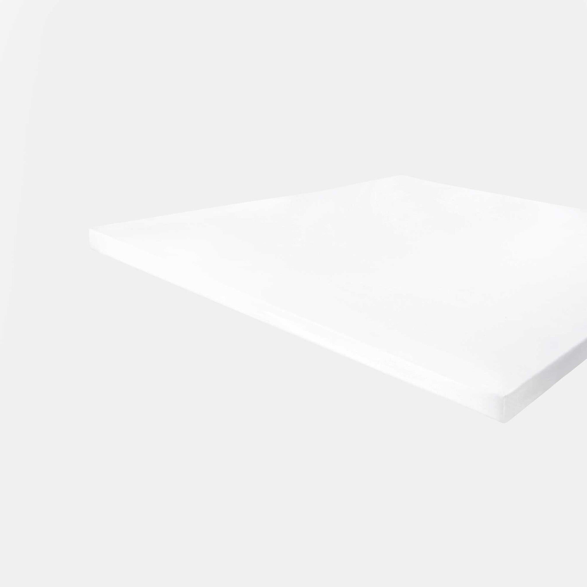 Hoeslaken Bed Basics Cotton Topper Wit