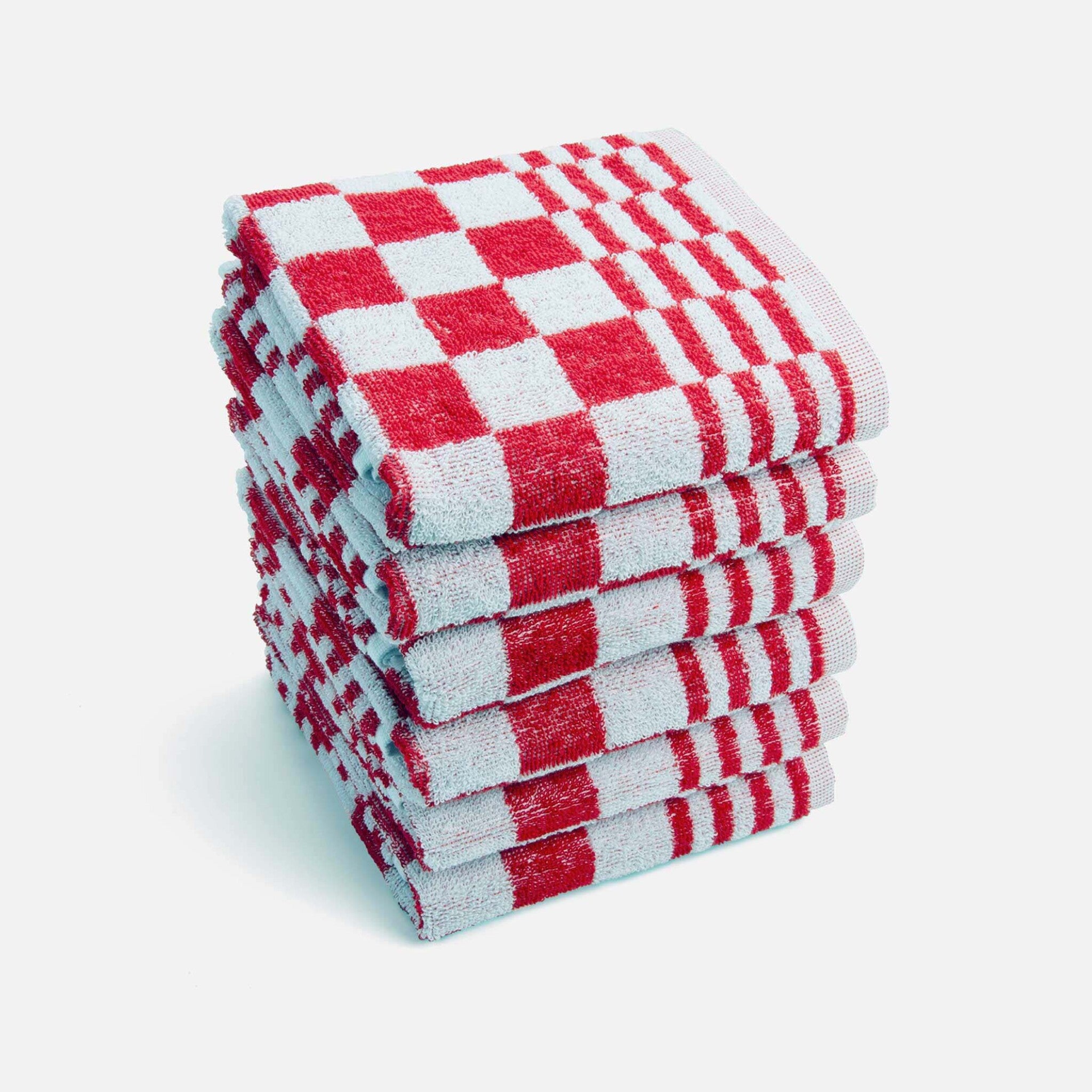 Keukendoek Clean & Fresh Rood 6x 50x50