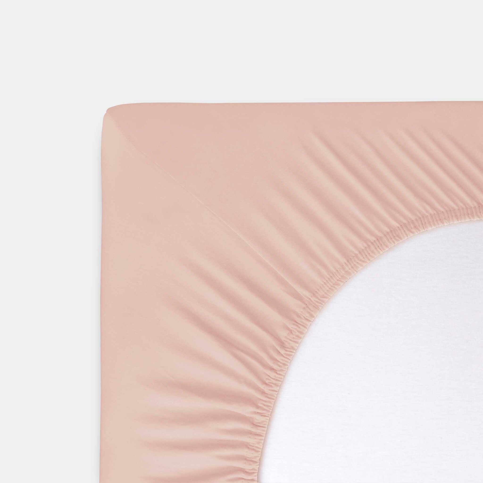 Hoeslaken Bed Basics Jersey Oud Roze