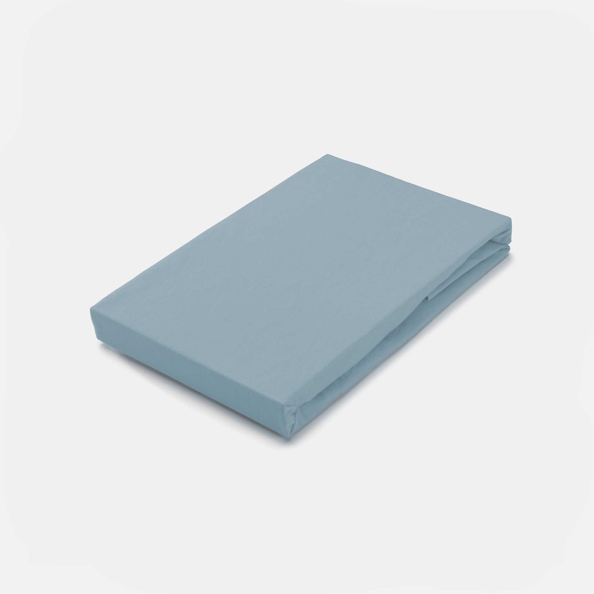 Hoeslaken Bed Basics Jersey Blauw