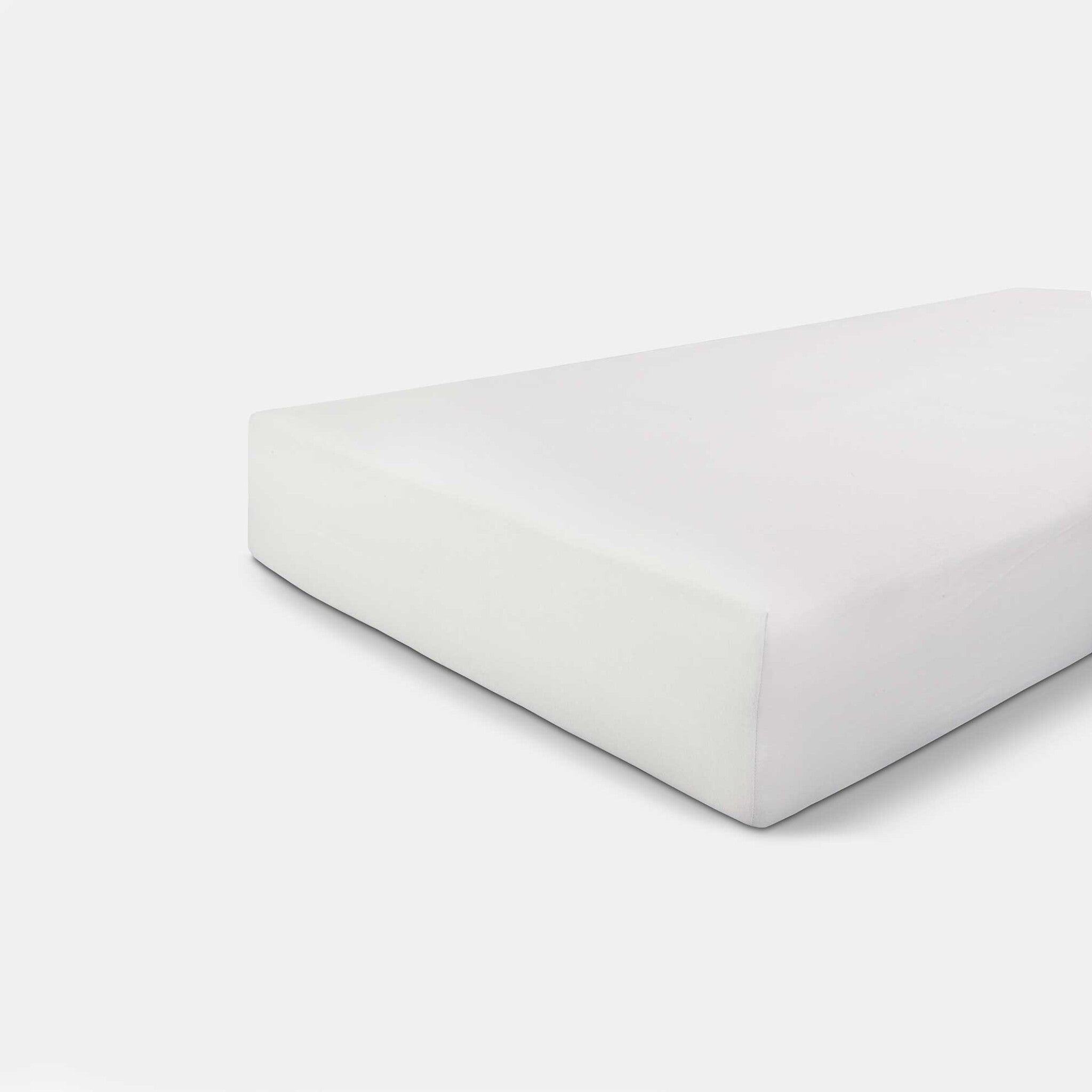 Hoeslaken Bed Basics Jersey Wit