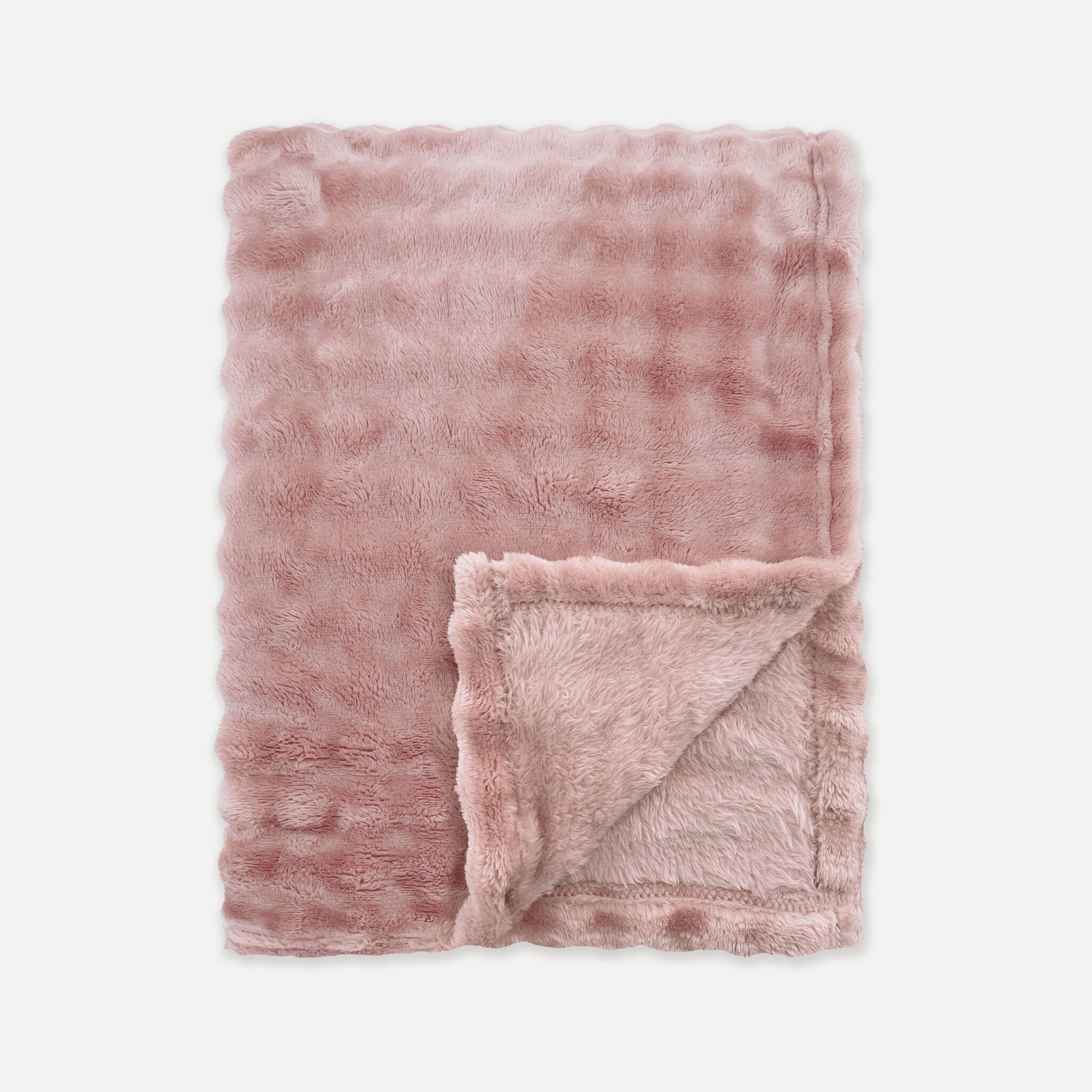 Plaid Ribbed Comfort Oud Roze