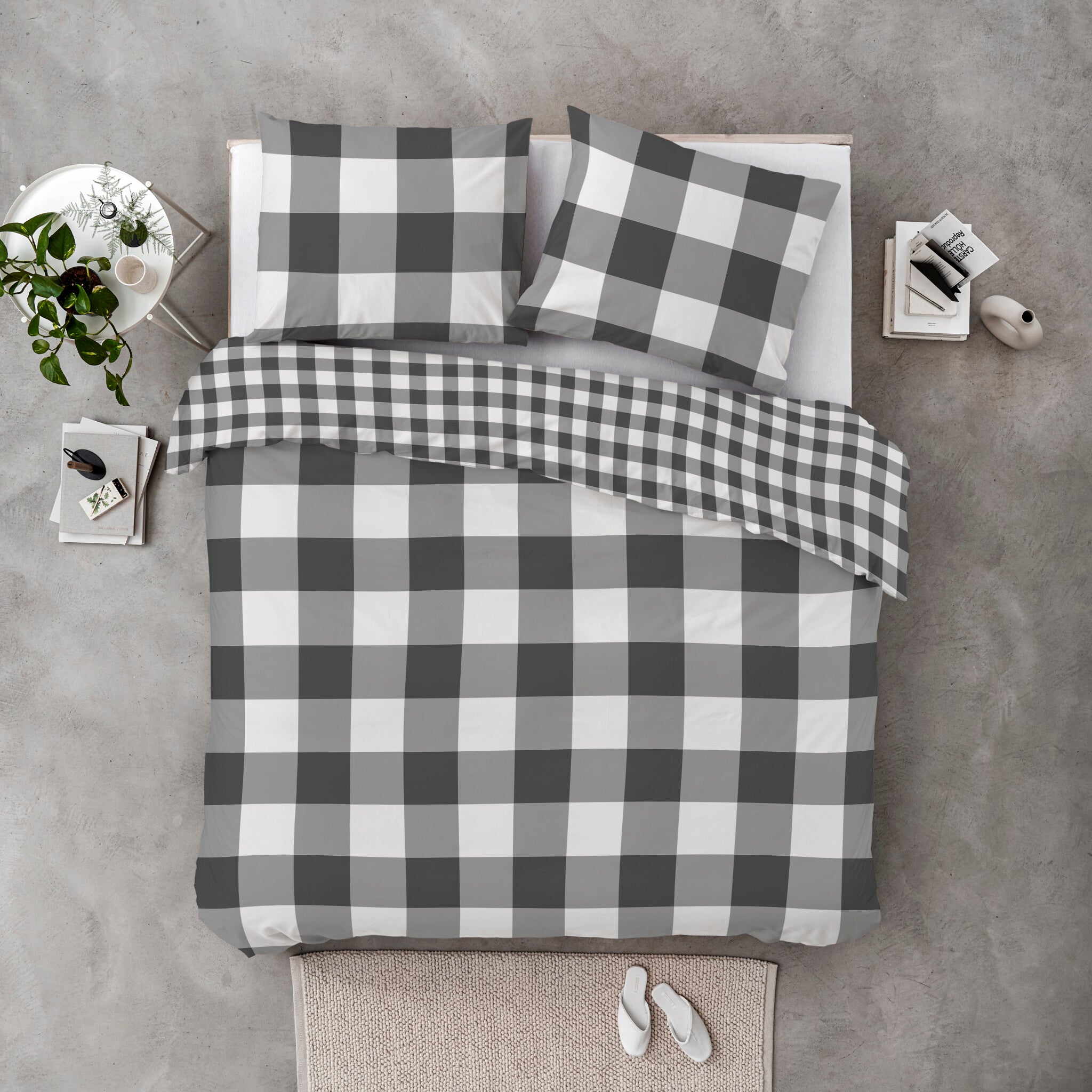 Dekbedovertrek Falsterbo Grijs