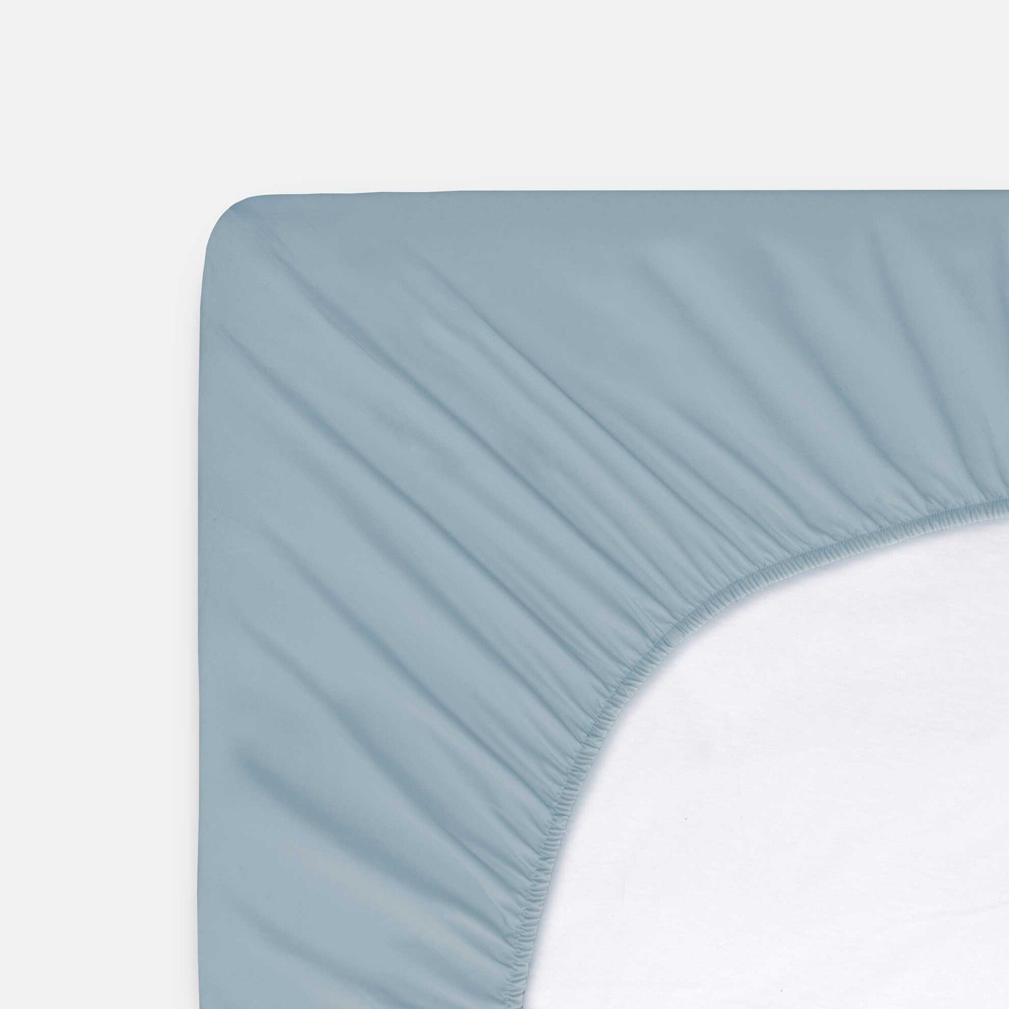 Hoeslaken Bed Basics Cotton Blauw
