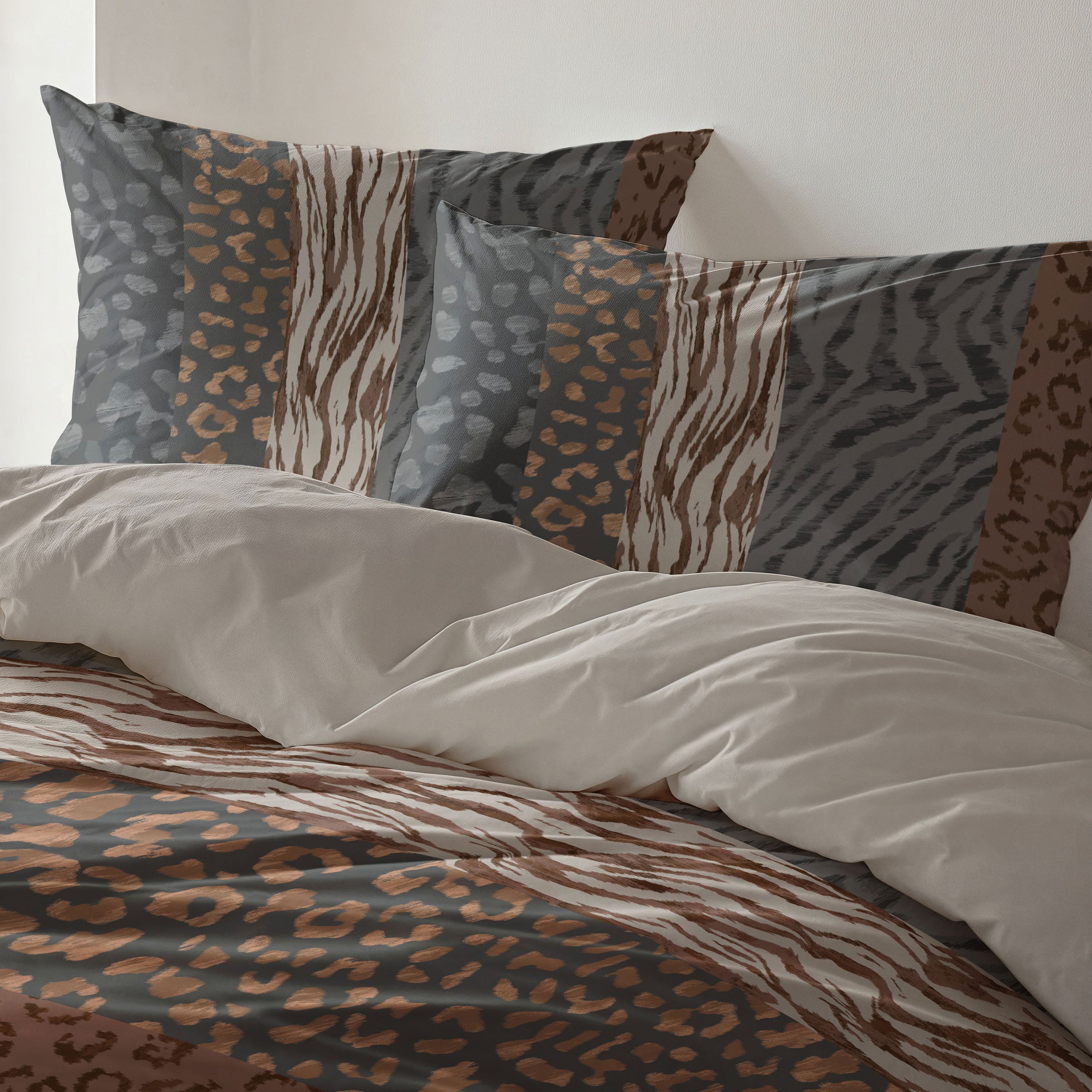 Dekbedovertrek Animal Stripes Beige