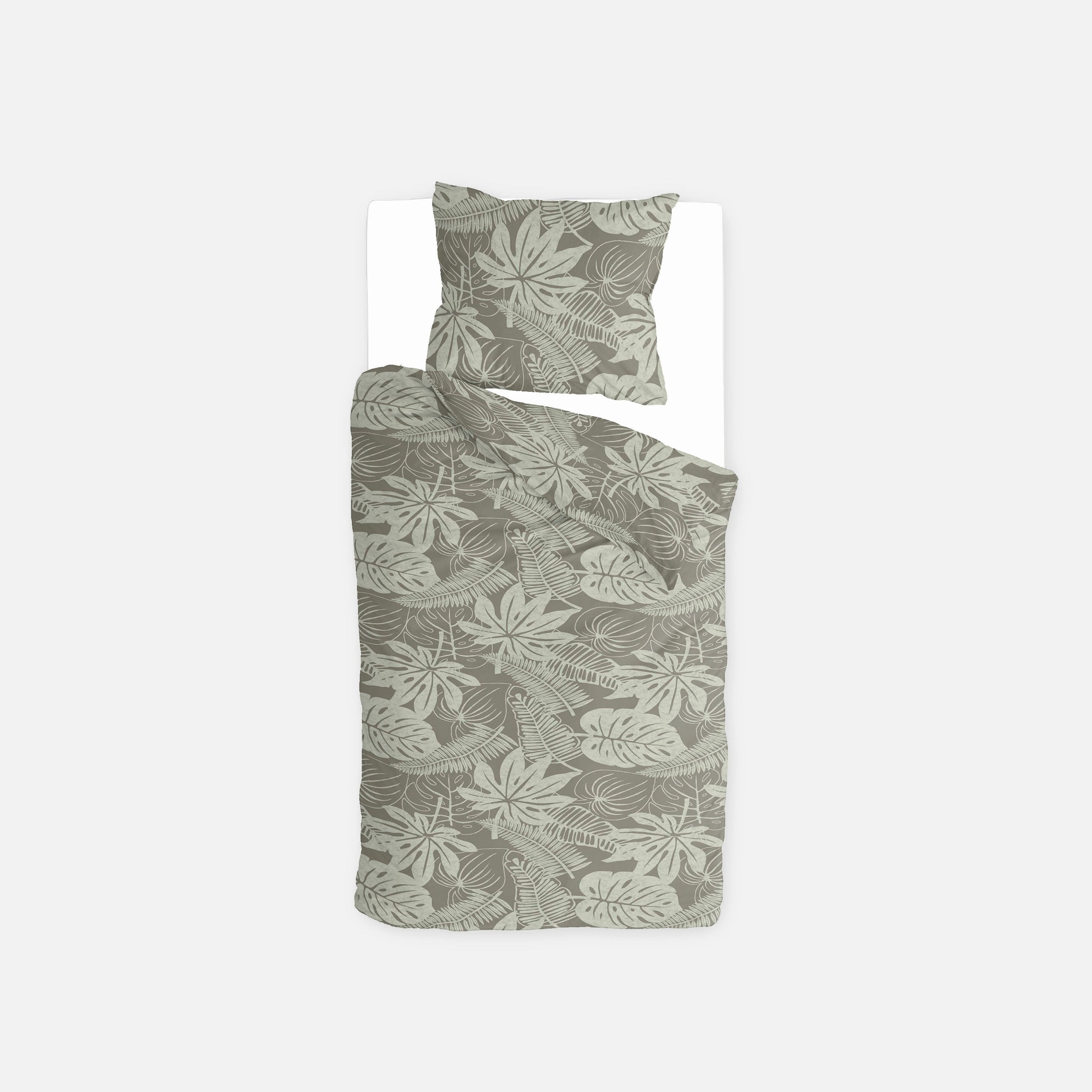 Dekbedovertrek Joep Taupe / Kaki
