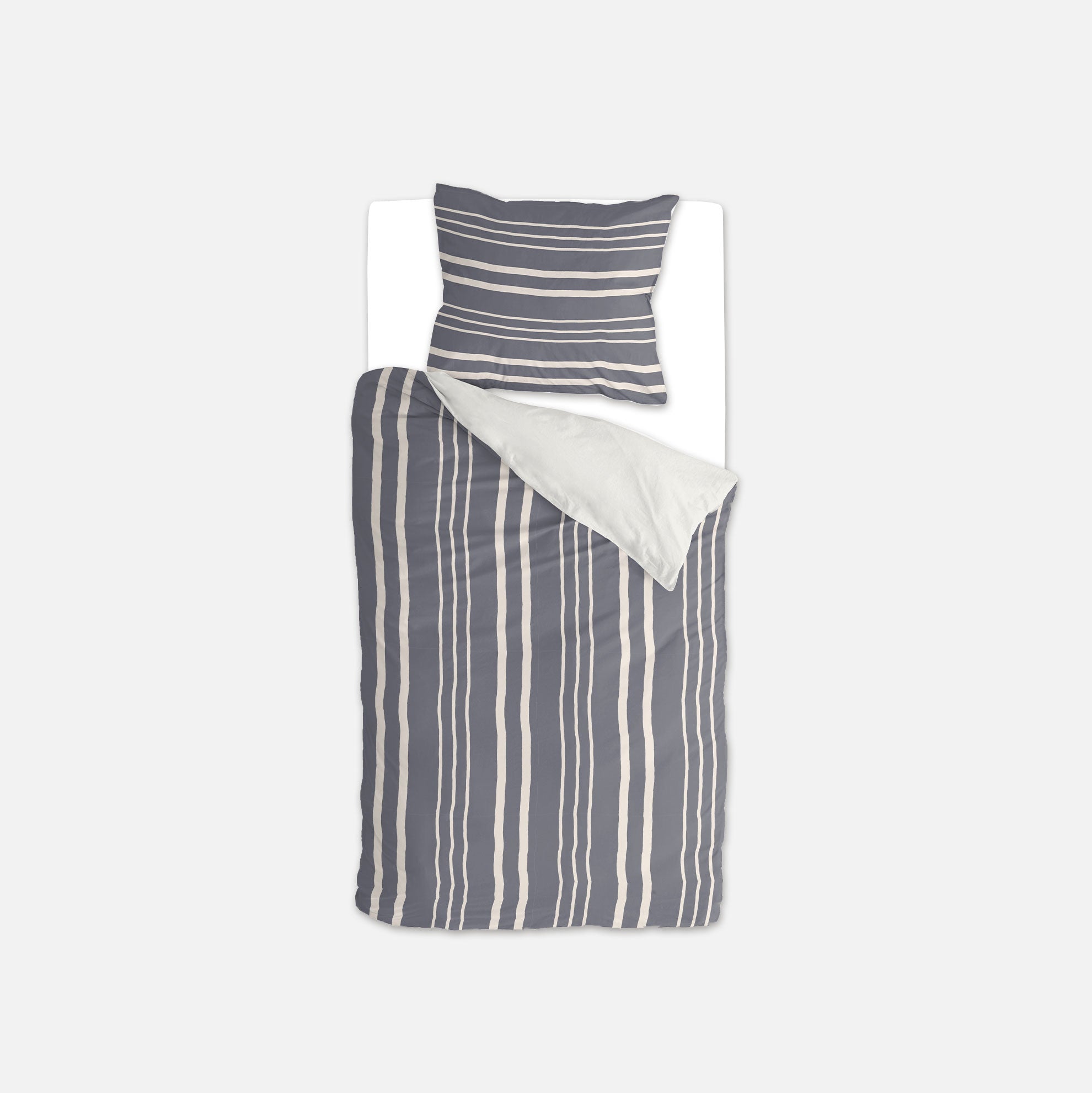 Dekbedovertrek Steady Stripes Blauw