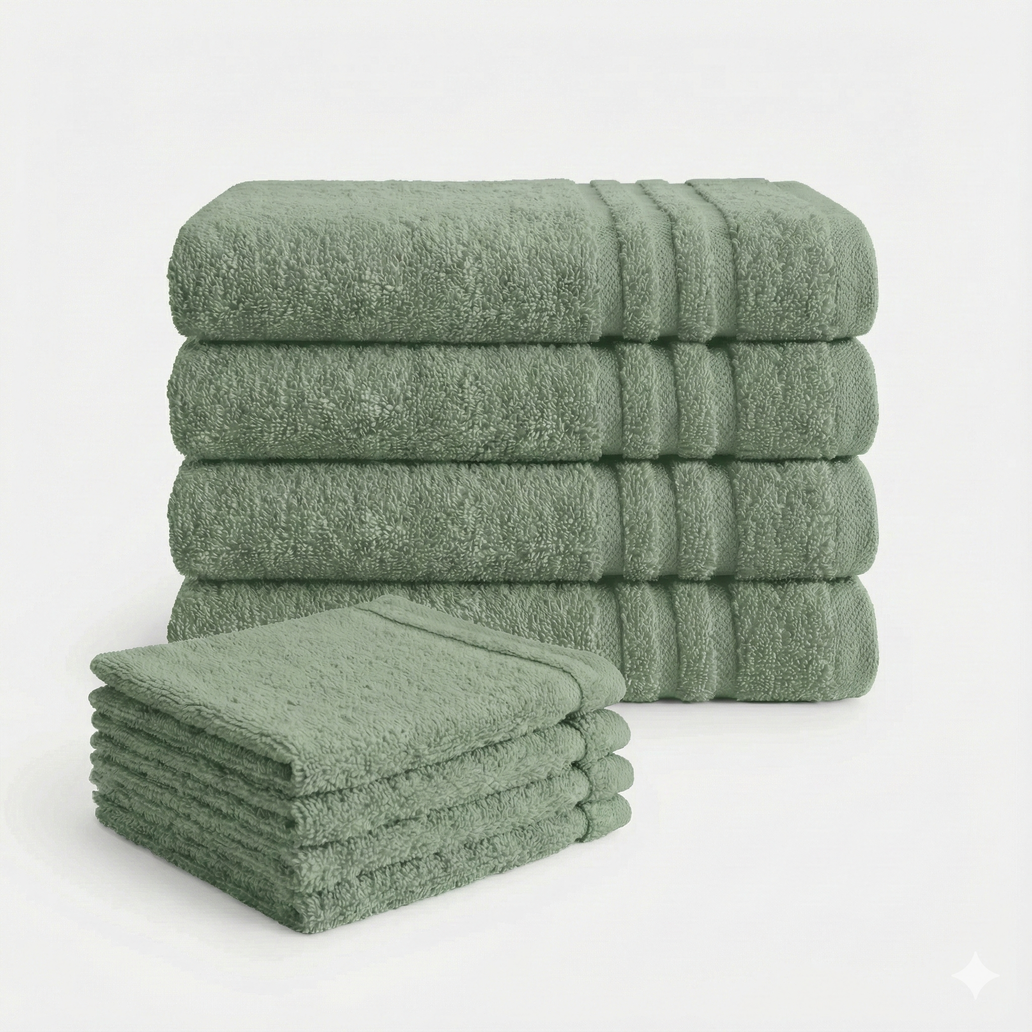 Badlaken + washand Bath Basics | Bundel