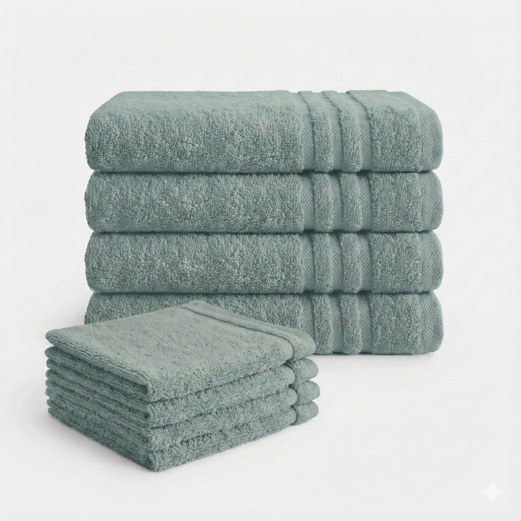 Badlaken + washand Bath Basics | Bundel