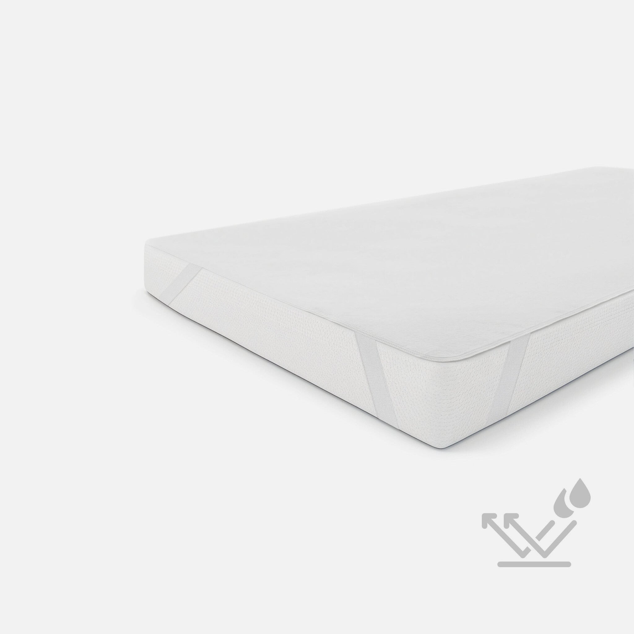 Hoeslaken Bed Basics Protection Wit