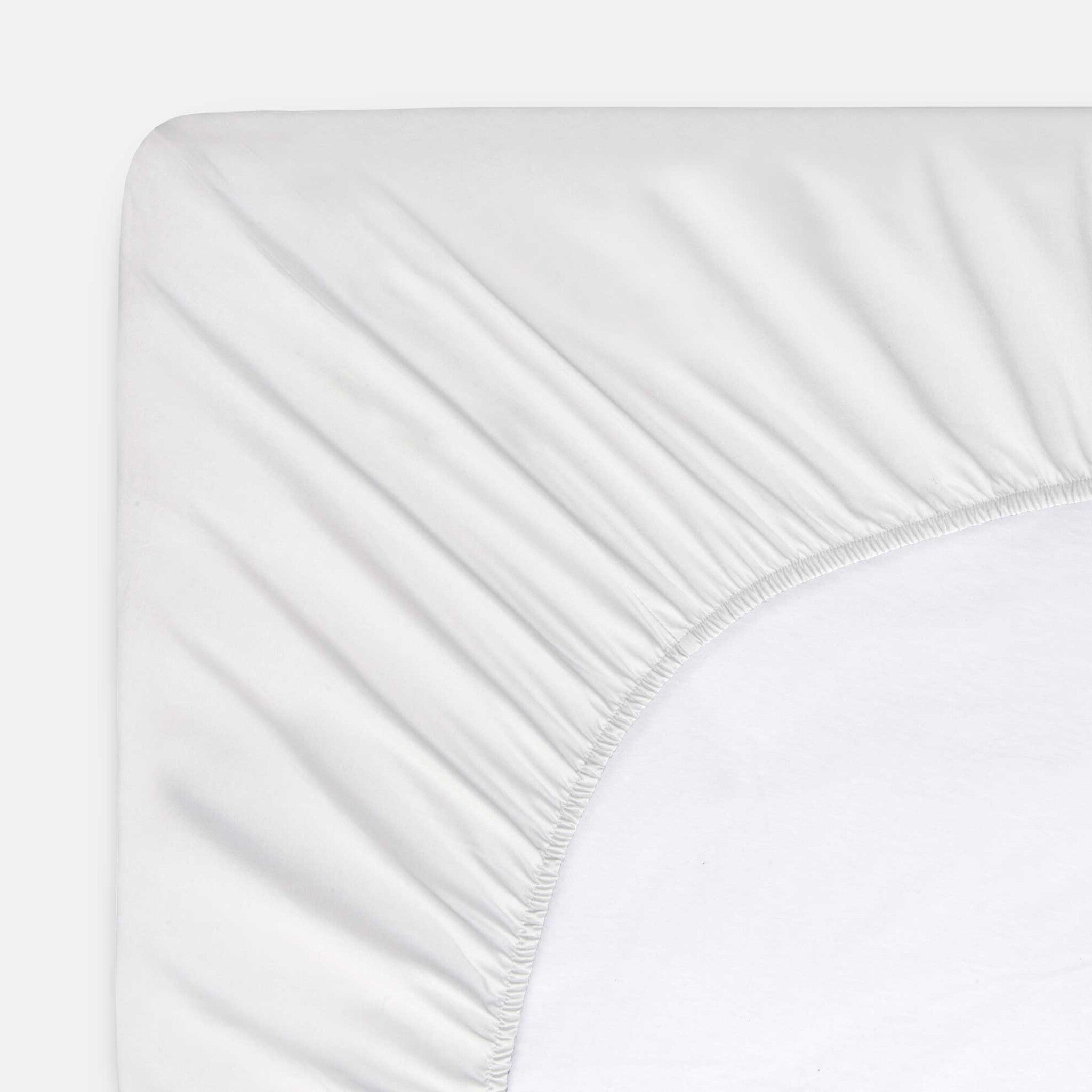 Hoeslaken Bed Basics Cotton Wit