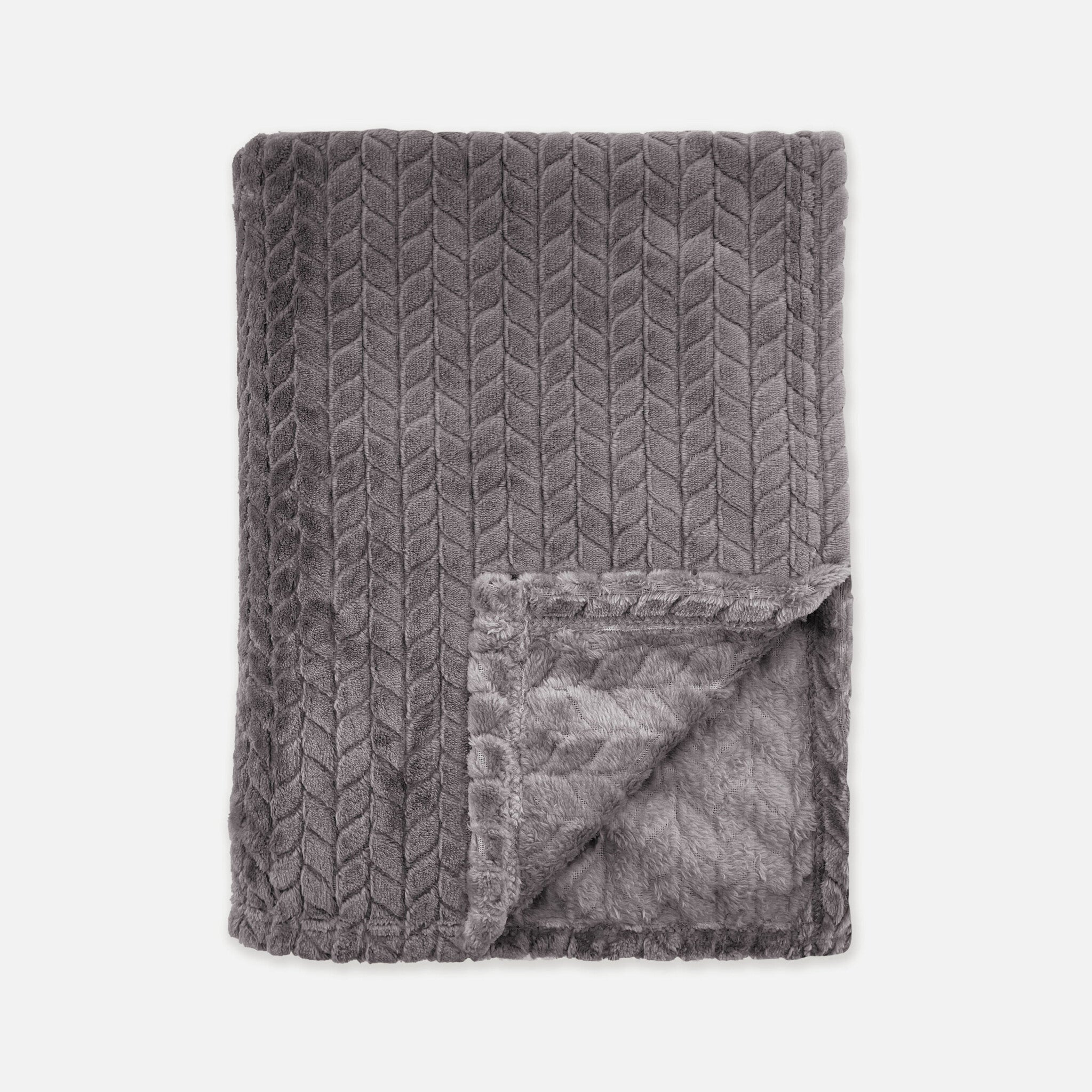 Plaid Twill Touch Antraciet