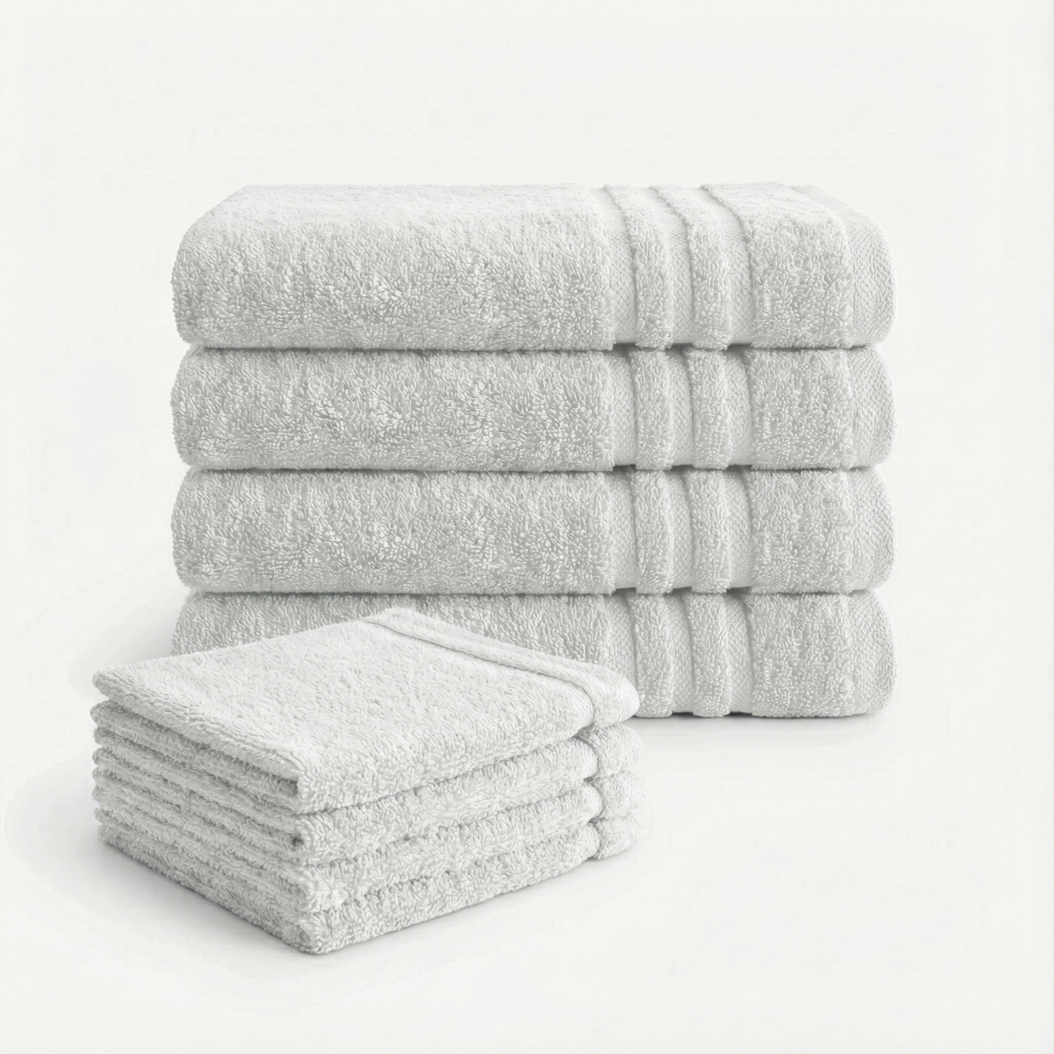Badlaken + washand Bath Basics | Bundel